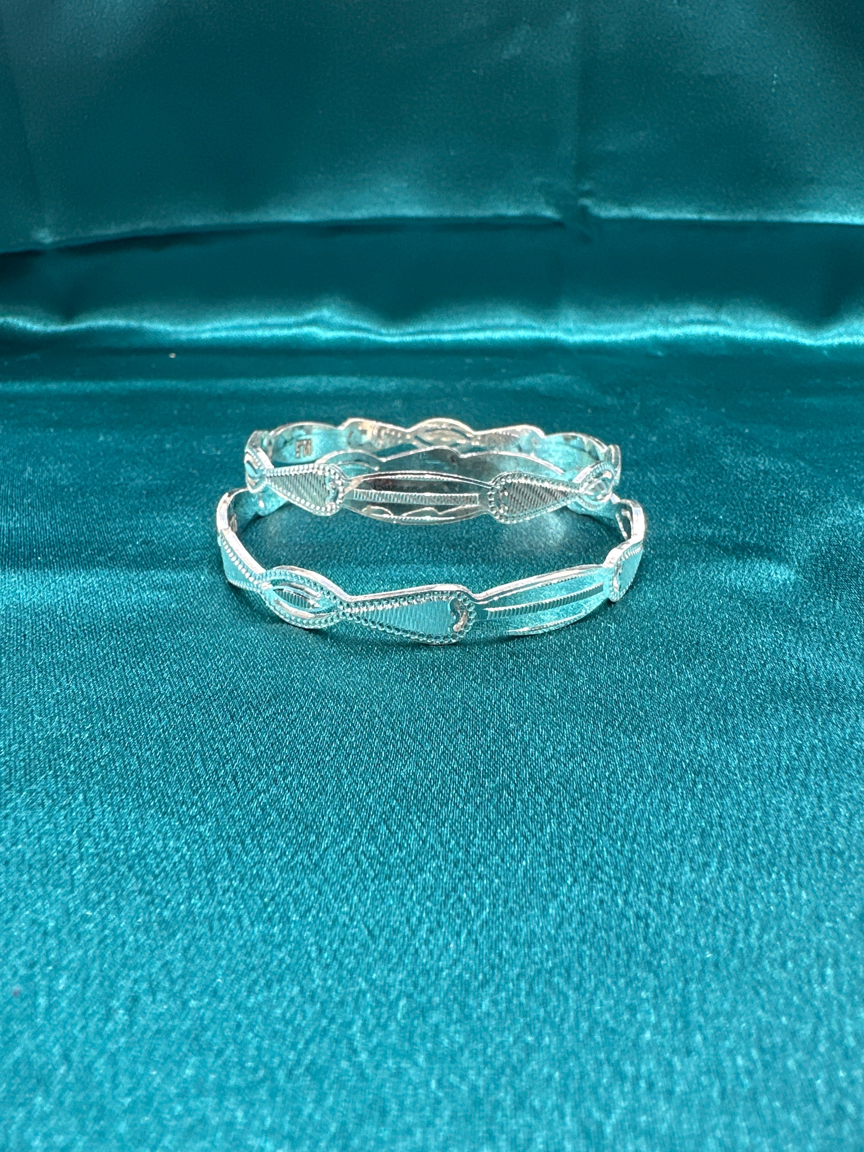 Designer Silver Bangles