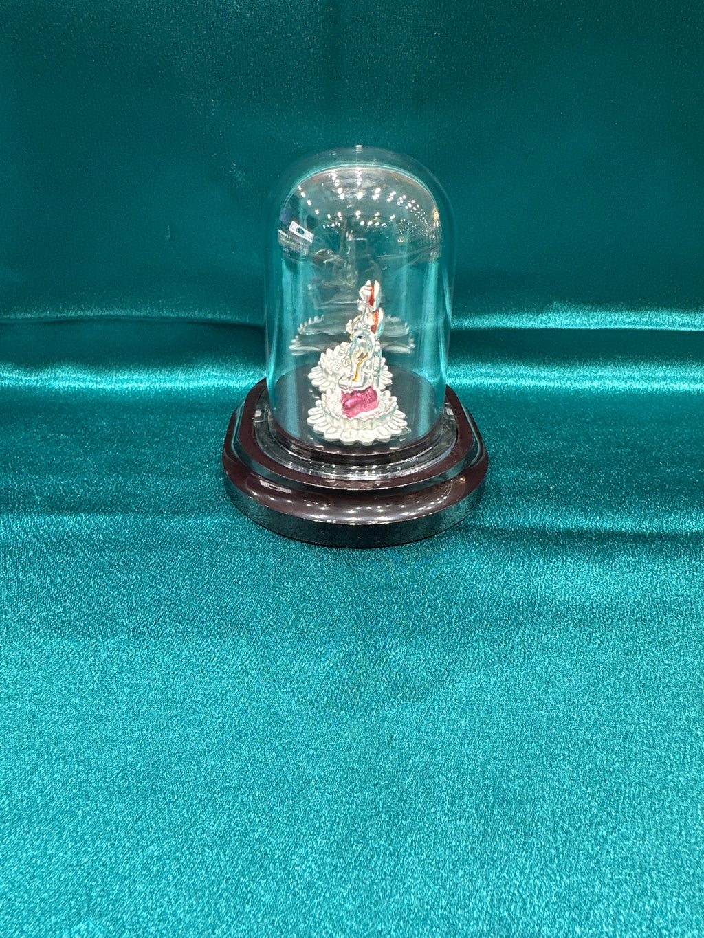 Pure Silver  Ganesh Lakshmi Ji Idol (Murti)