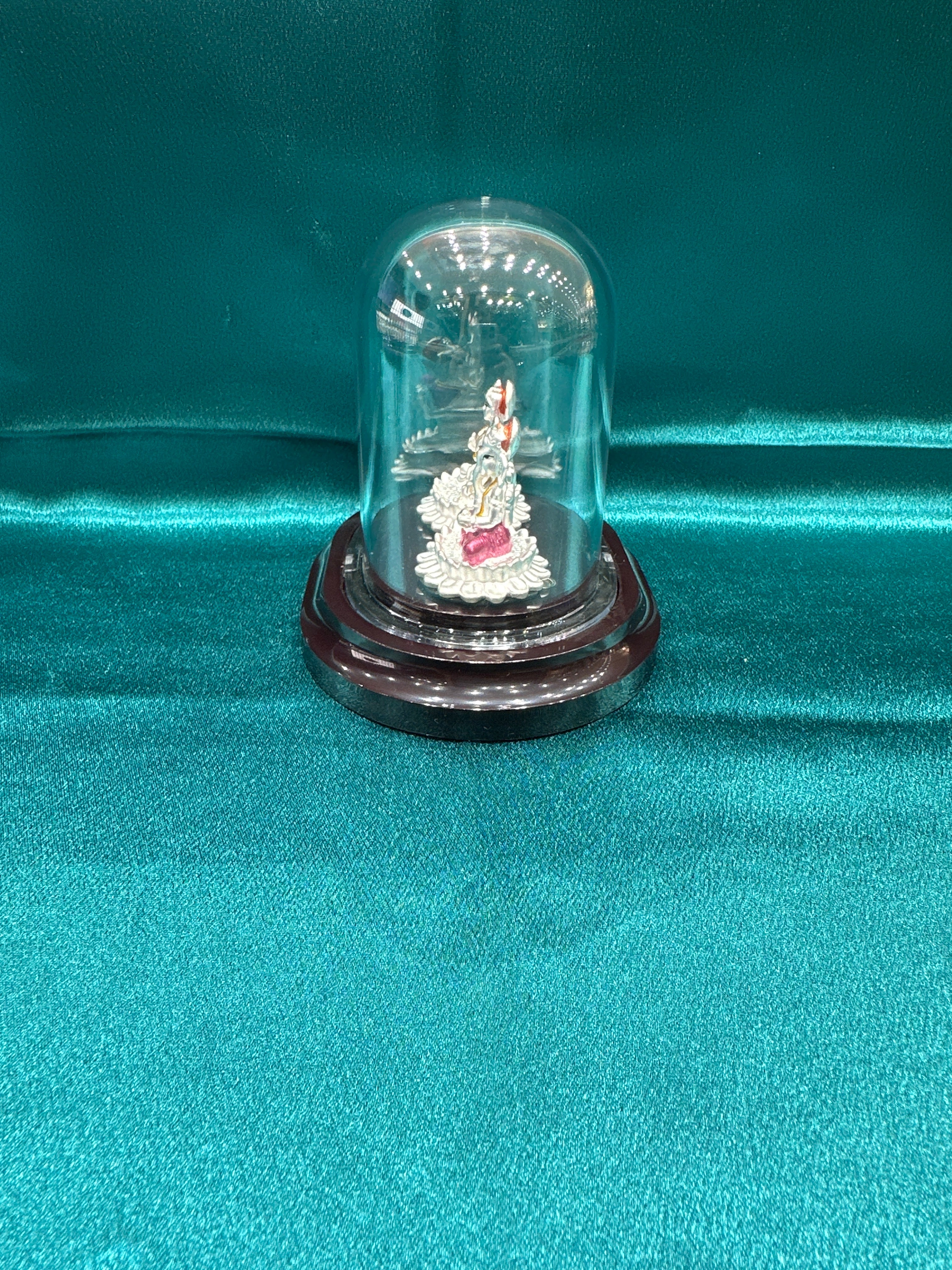 Pure Silver  Ganesh Lakshmi Ji Idol (Murti)