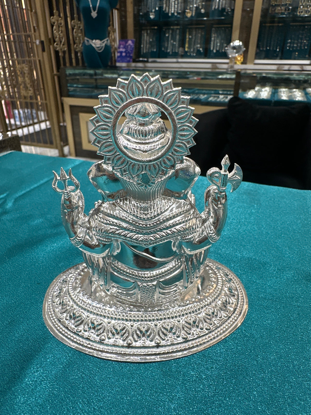 Silver Ganesh Ji Idol