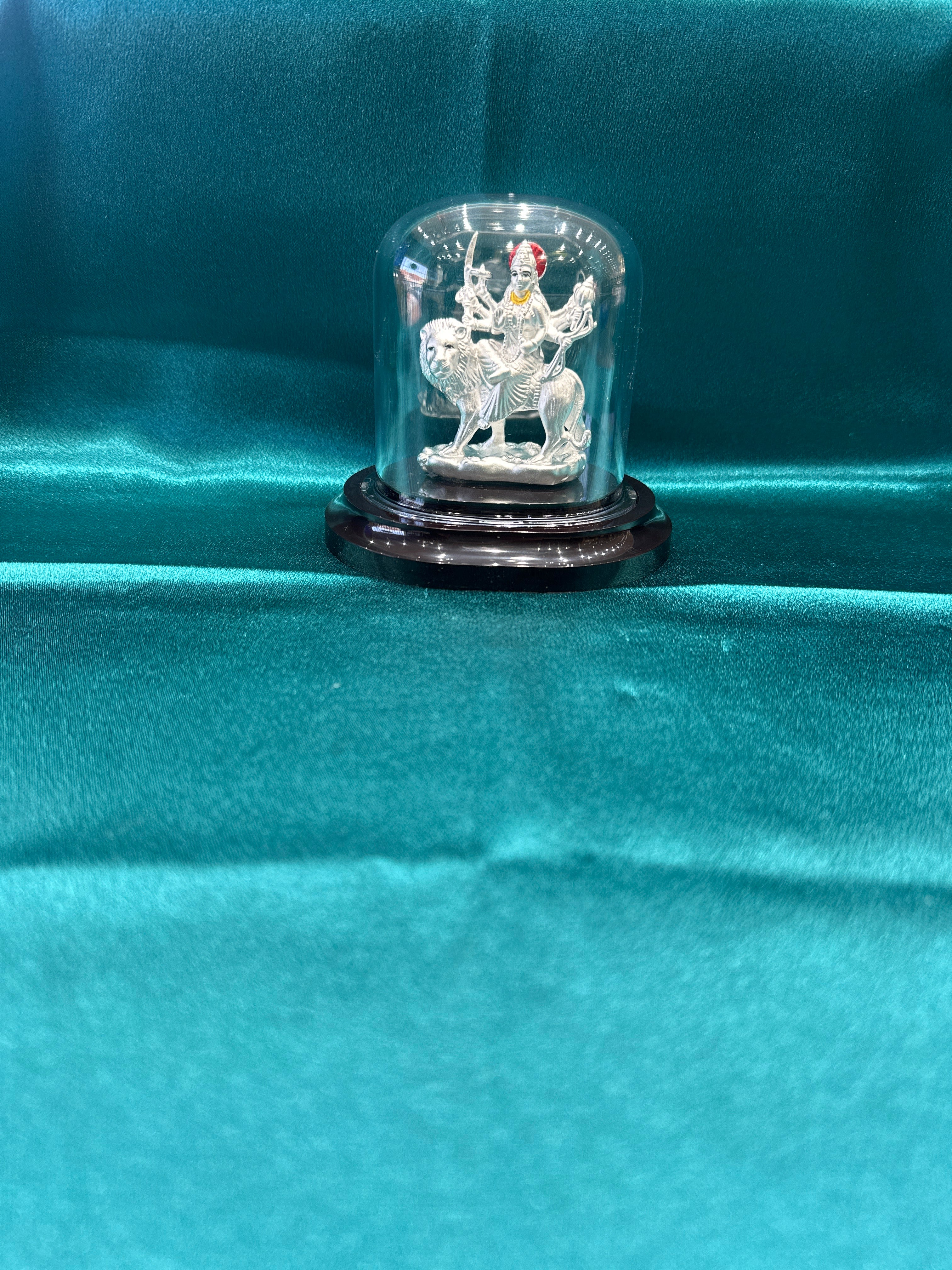 Pure Silver Ambe Mata Idol (Murti)