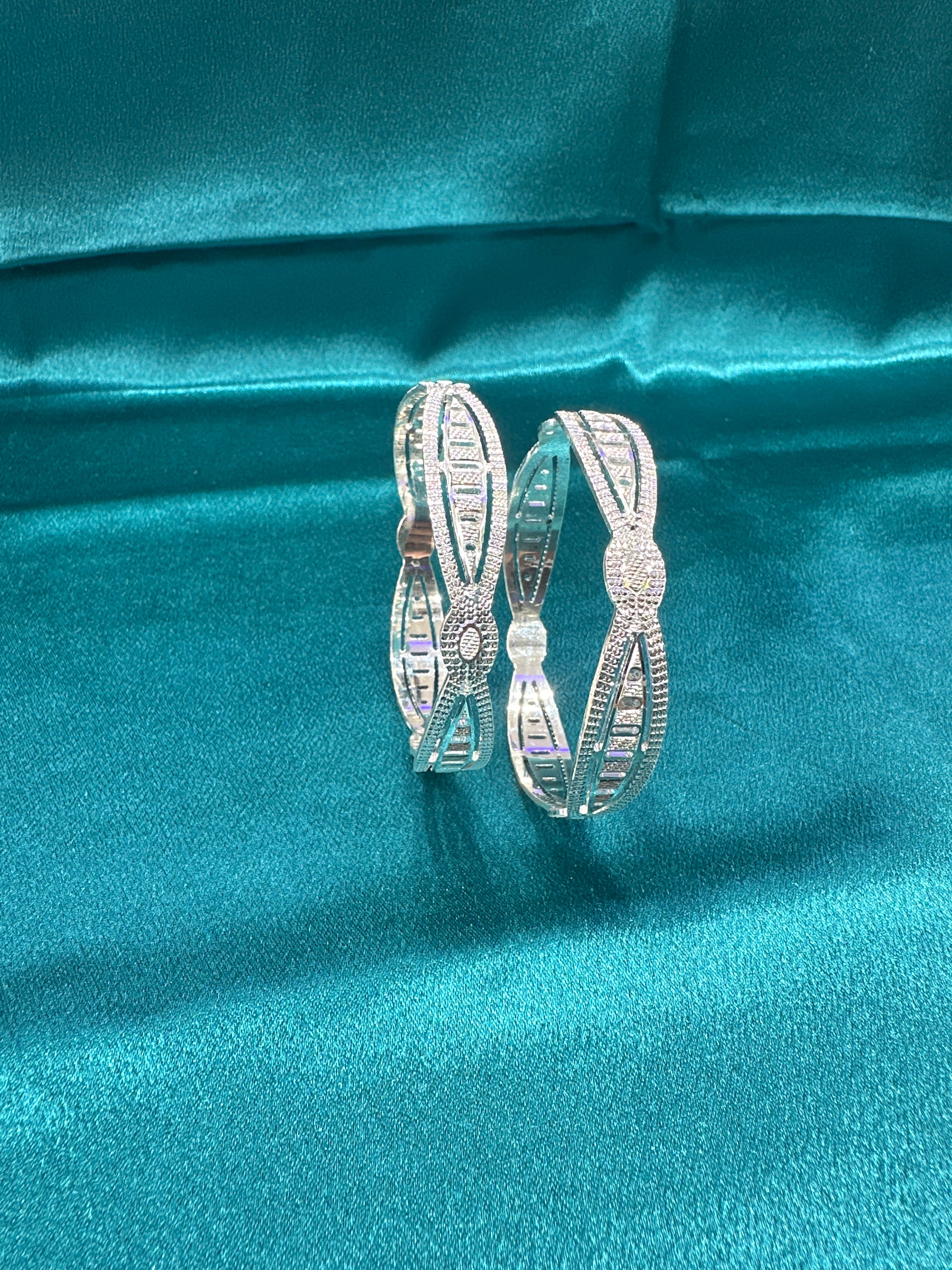 Designer Silver Bangles