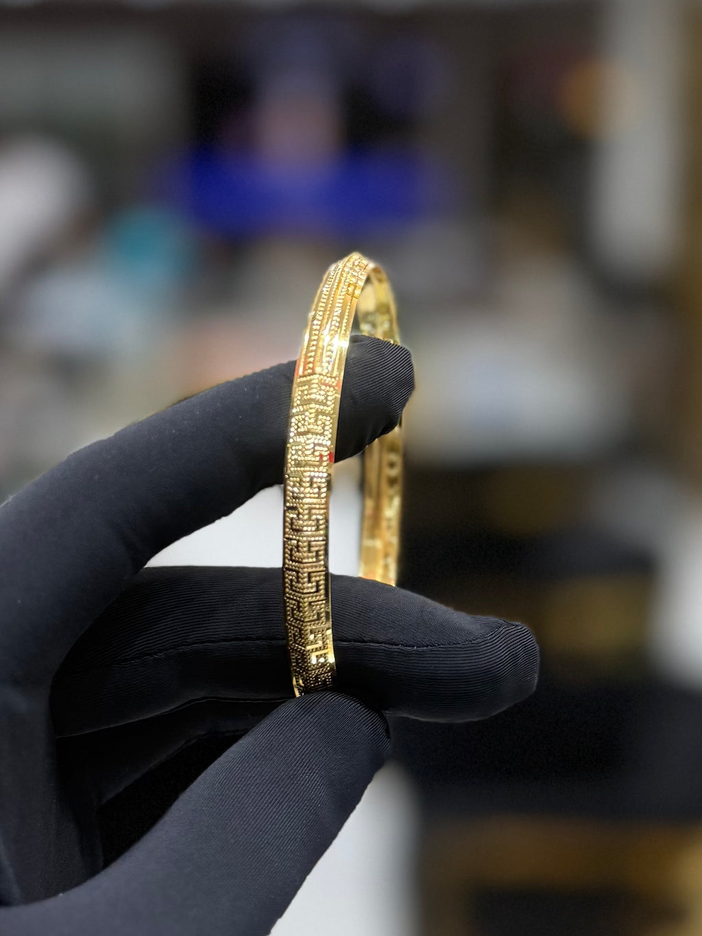 22K Gold Men’s CNC Kara