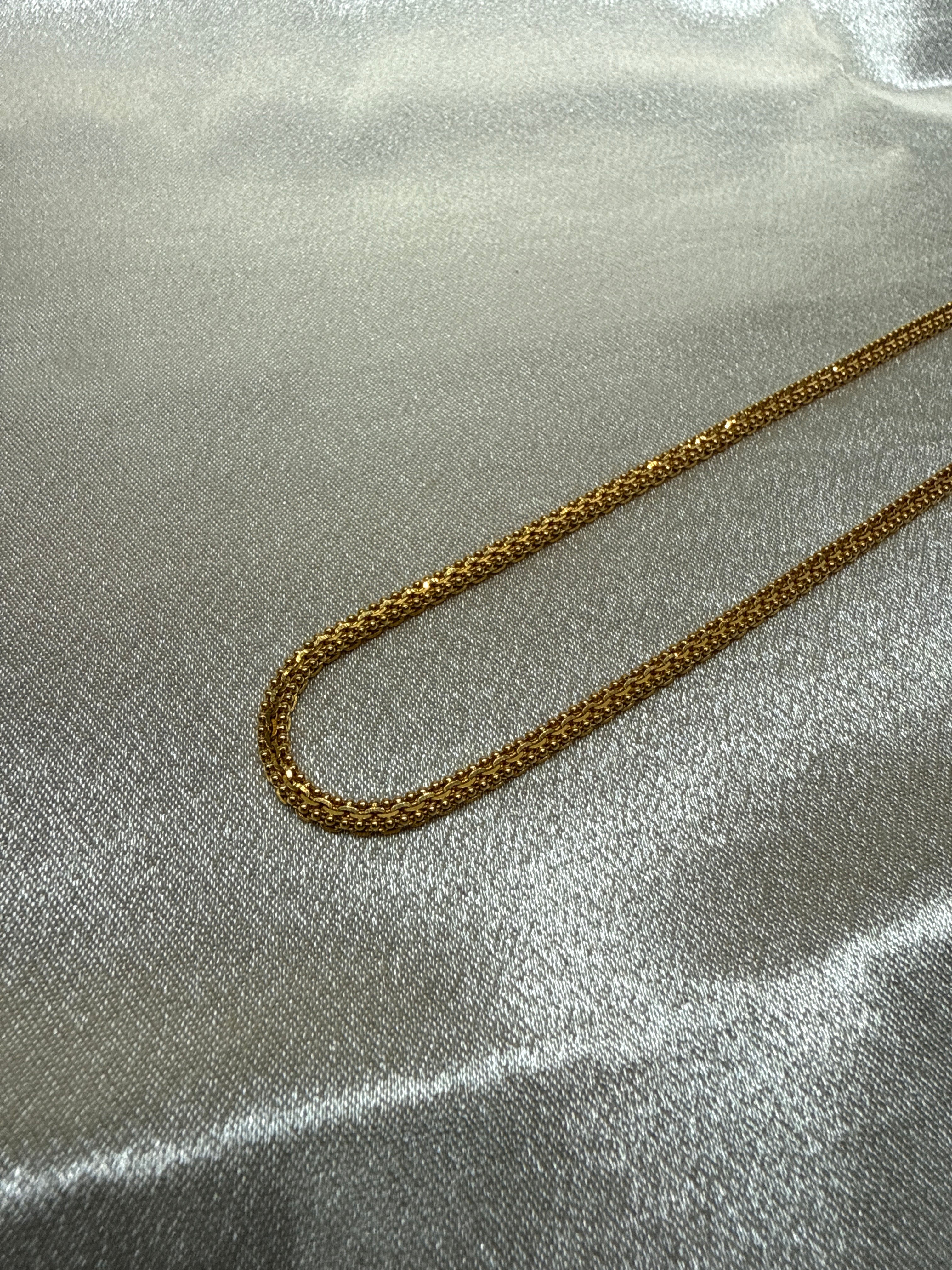 22K Gold Chain (Snake Design)