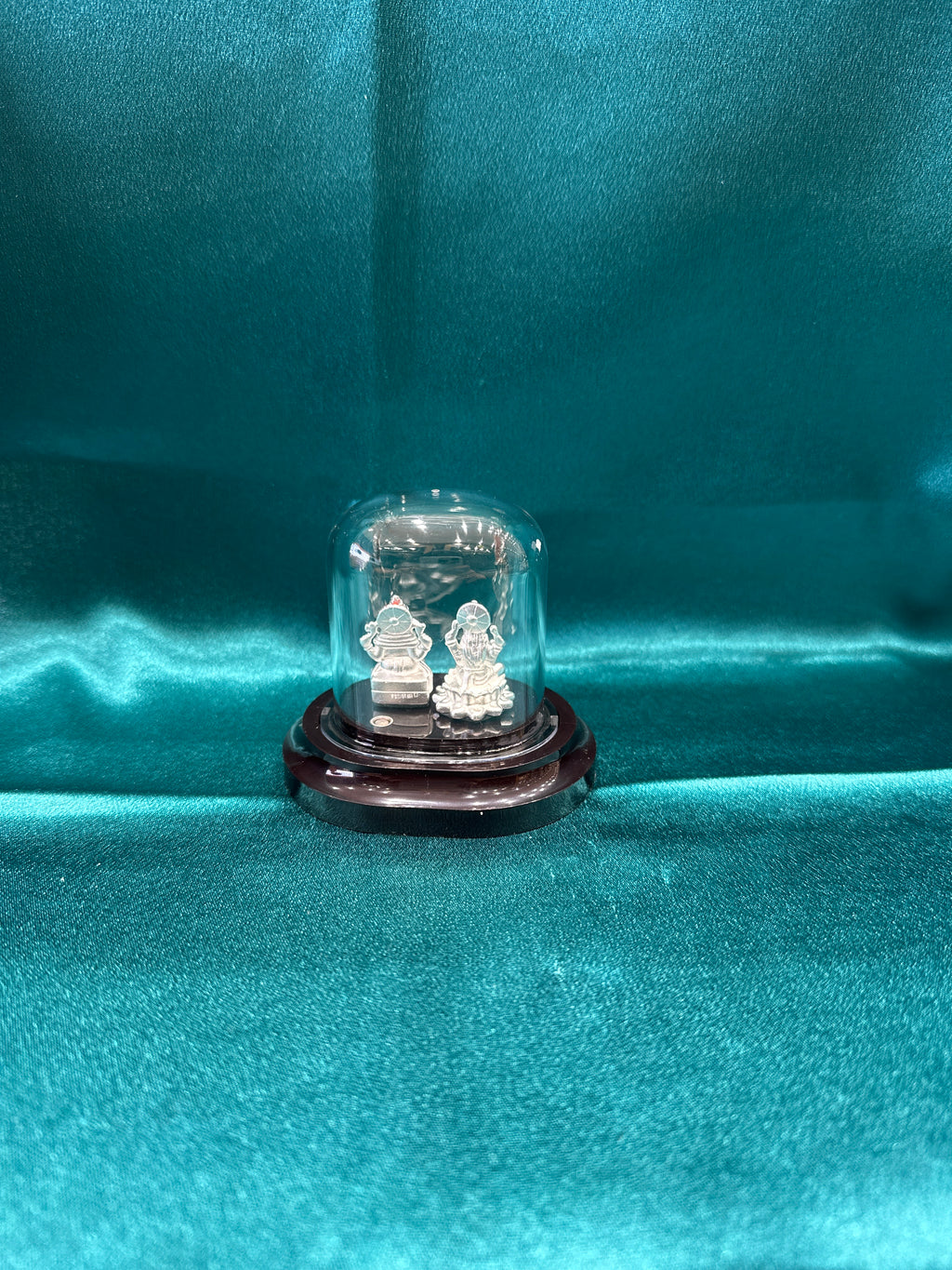 Pure Silver Lakshmi Ganesh ji Idol (Murti)