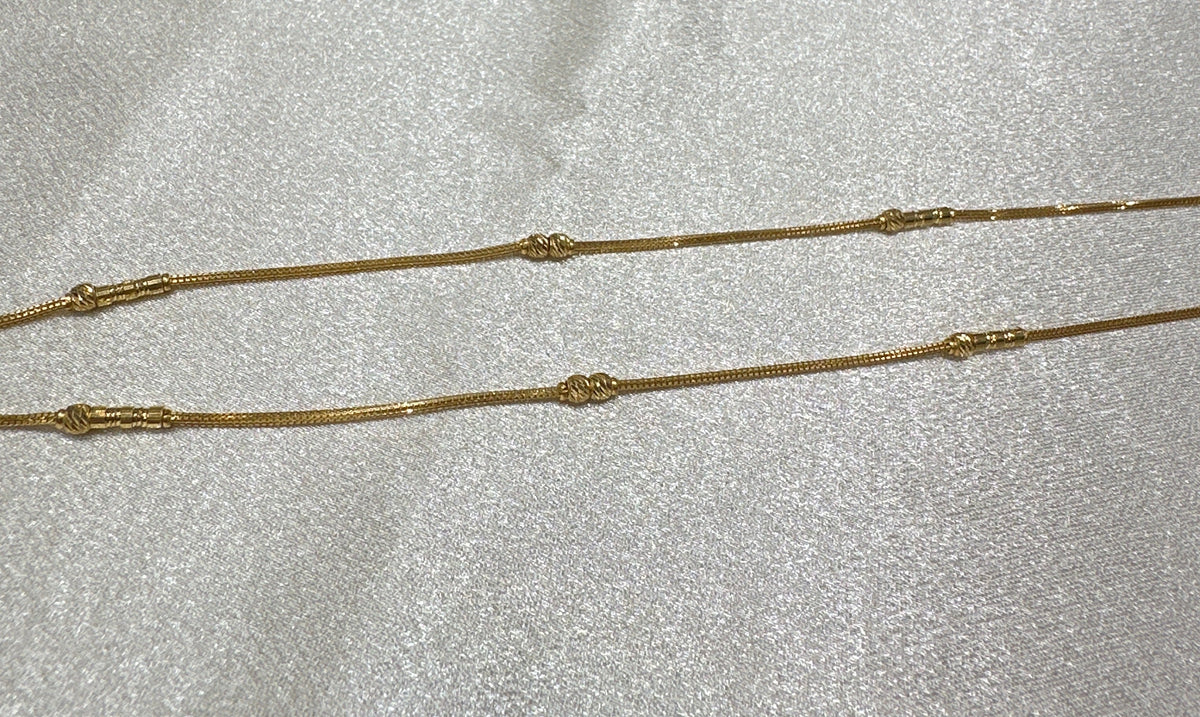 22K Designer Gold Chain