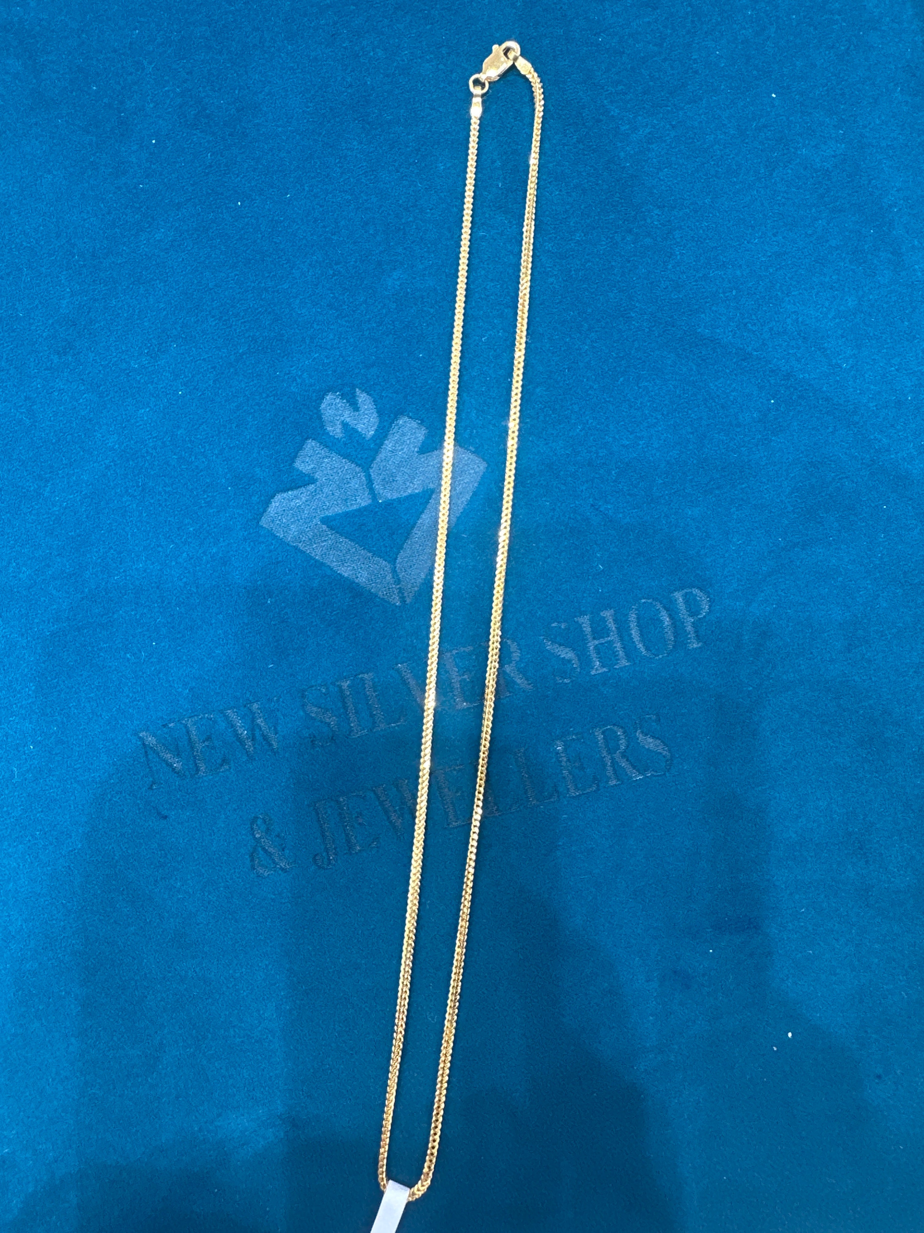 22K Gold Chain (Box Foxtail Design)