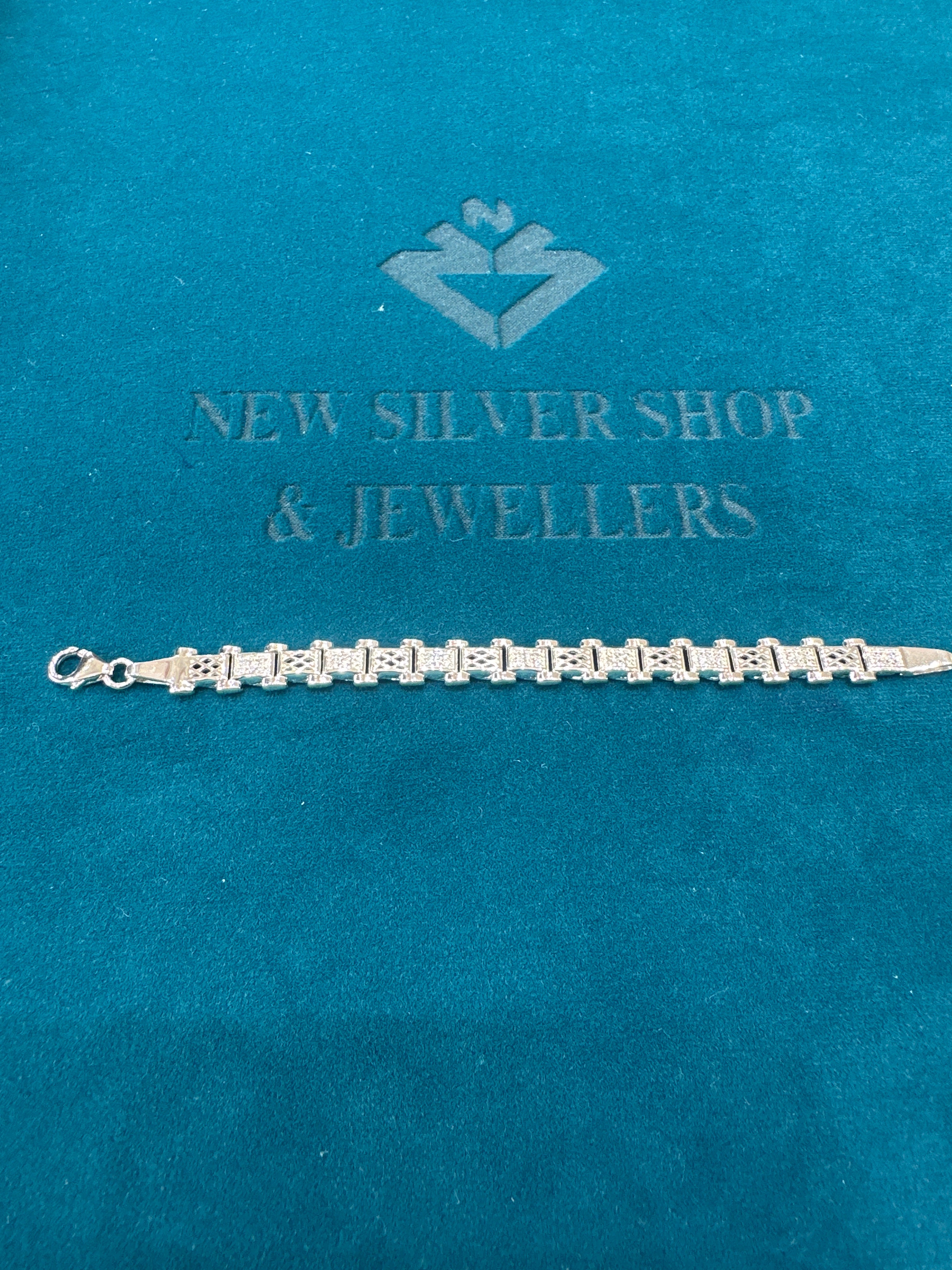 Men’s Designer Silver Bracelet (6mm)