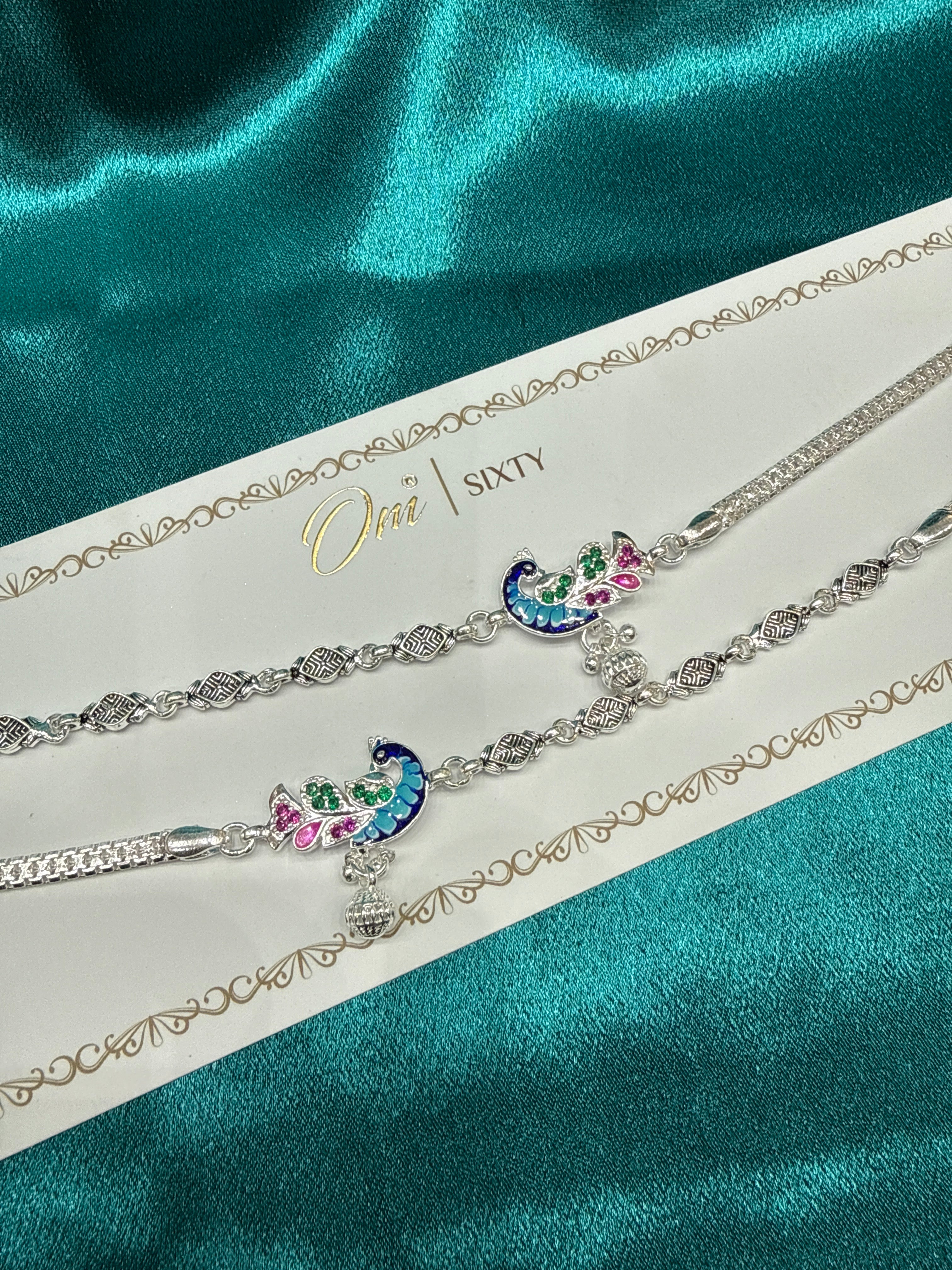 Women’s Fancy/Designer Silver Anklet