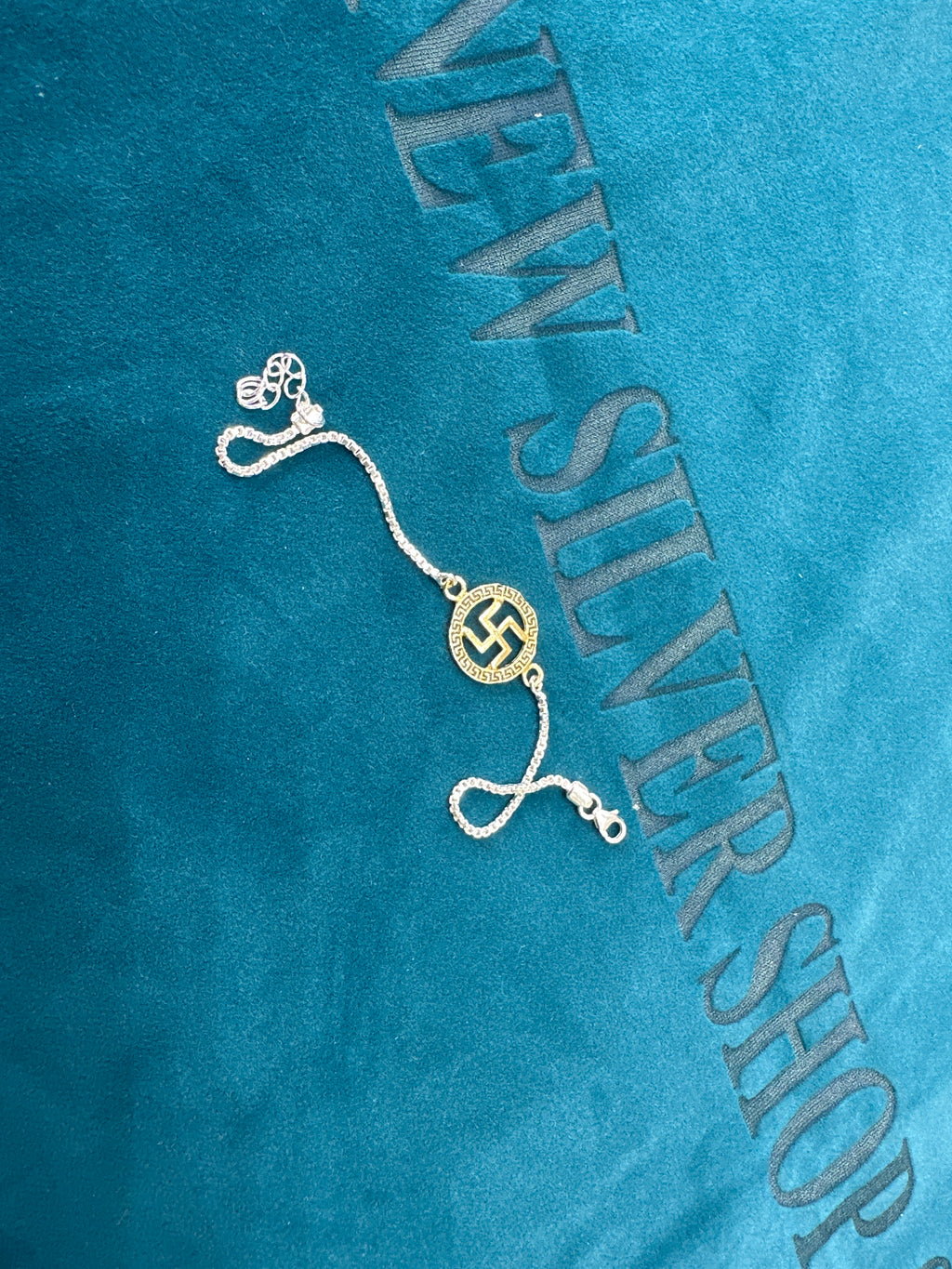 Silver Fancy Rakhi