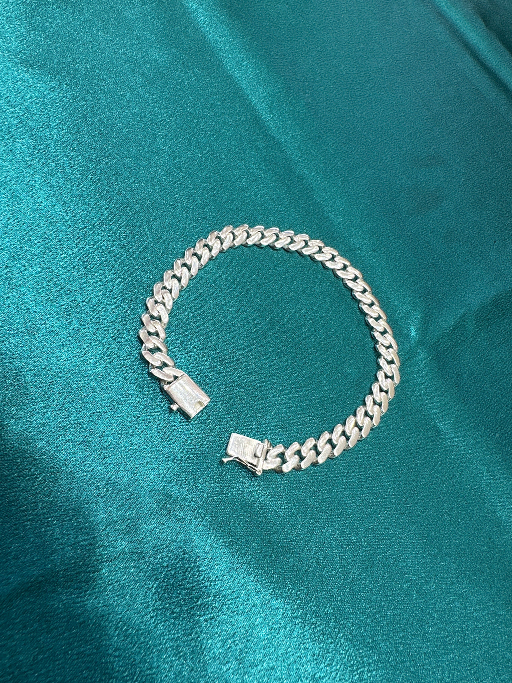 Men’s Cuban link 925 silver bracelet (7mm) (Copy)