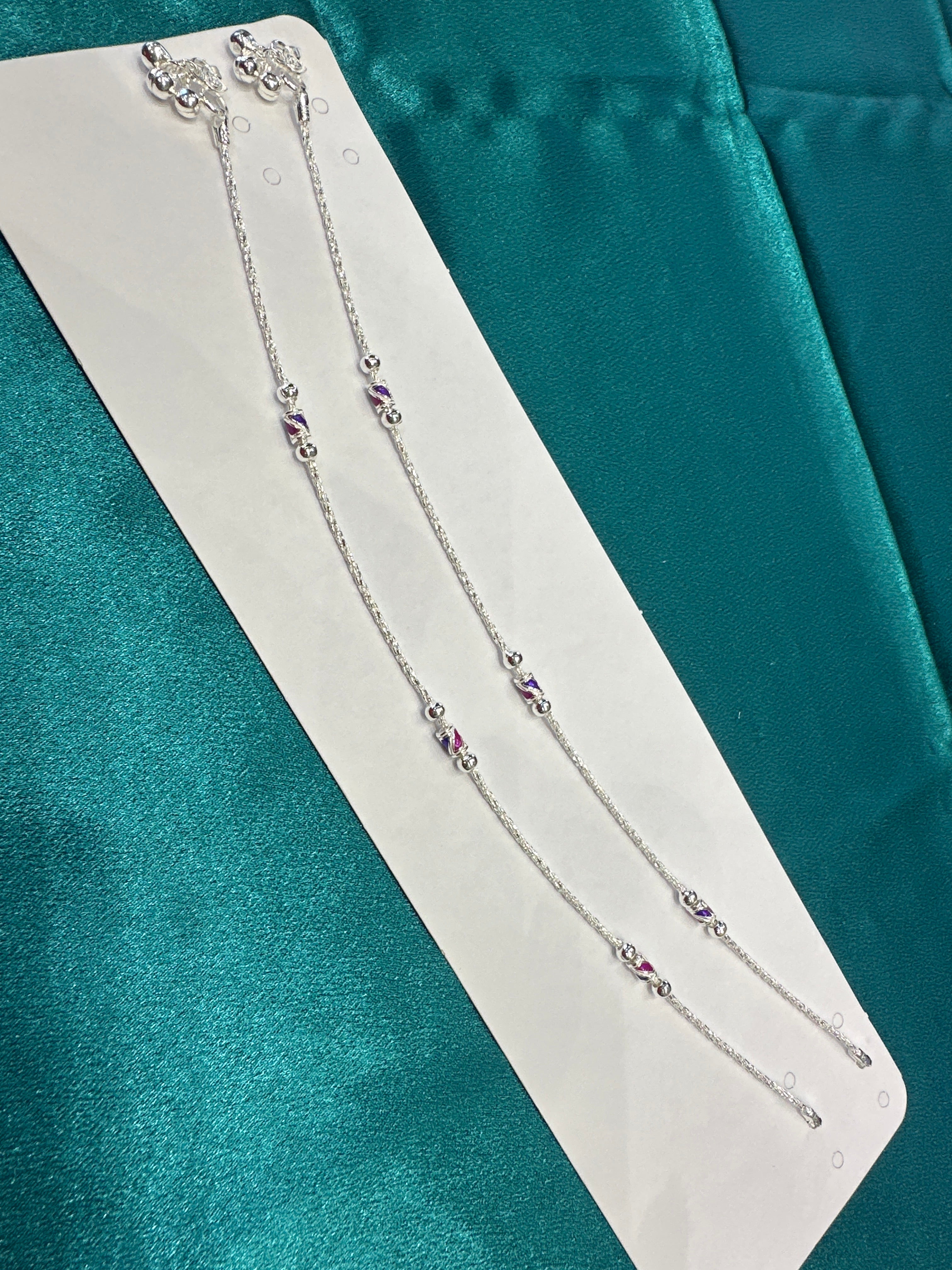 Women’s Fancy/Traditional Silver Anklet