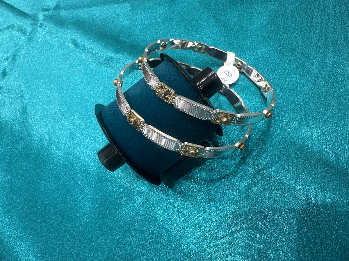 Designer Silver Bangles