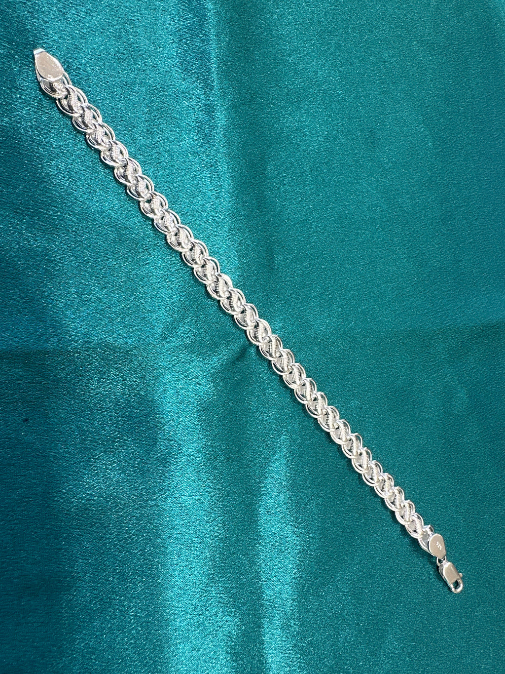 Men’s Designer Silver Bracelet (8mm)