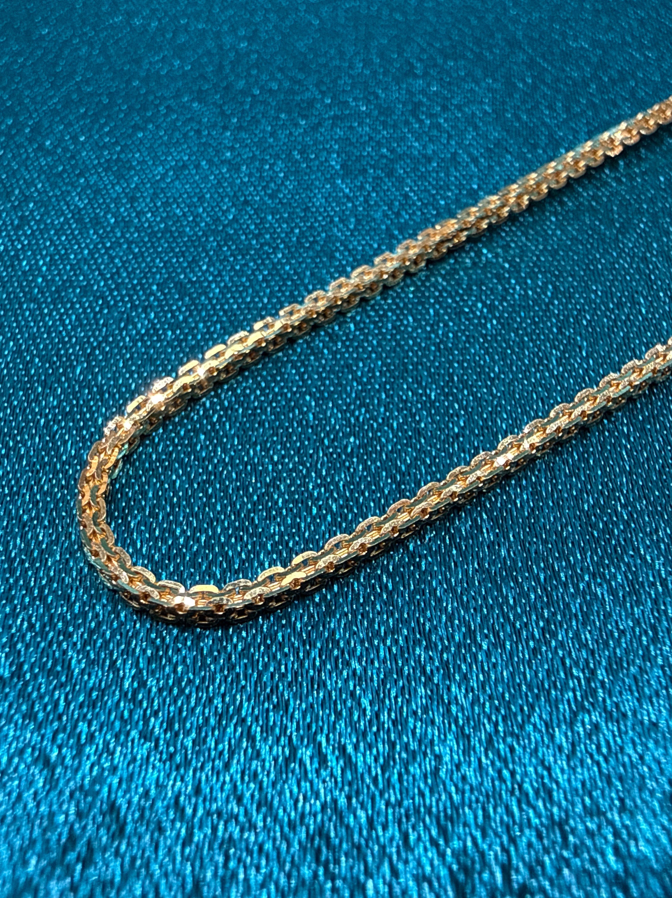 22K Gold Chain (Paperclip Design)