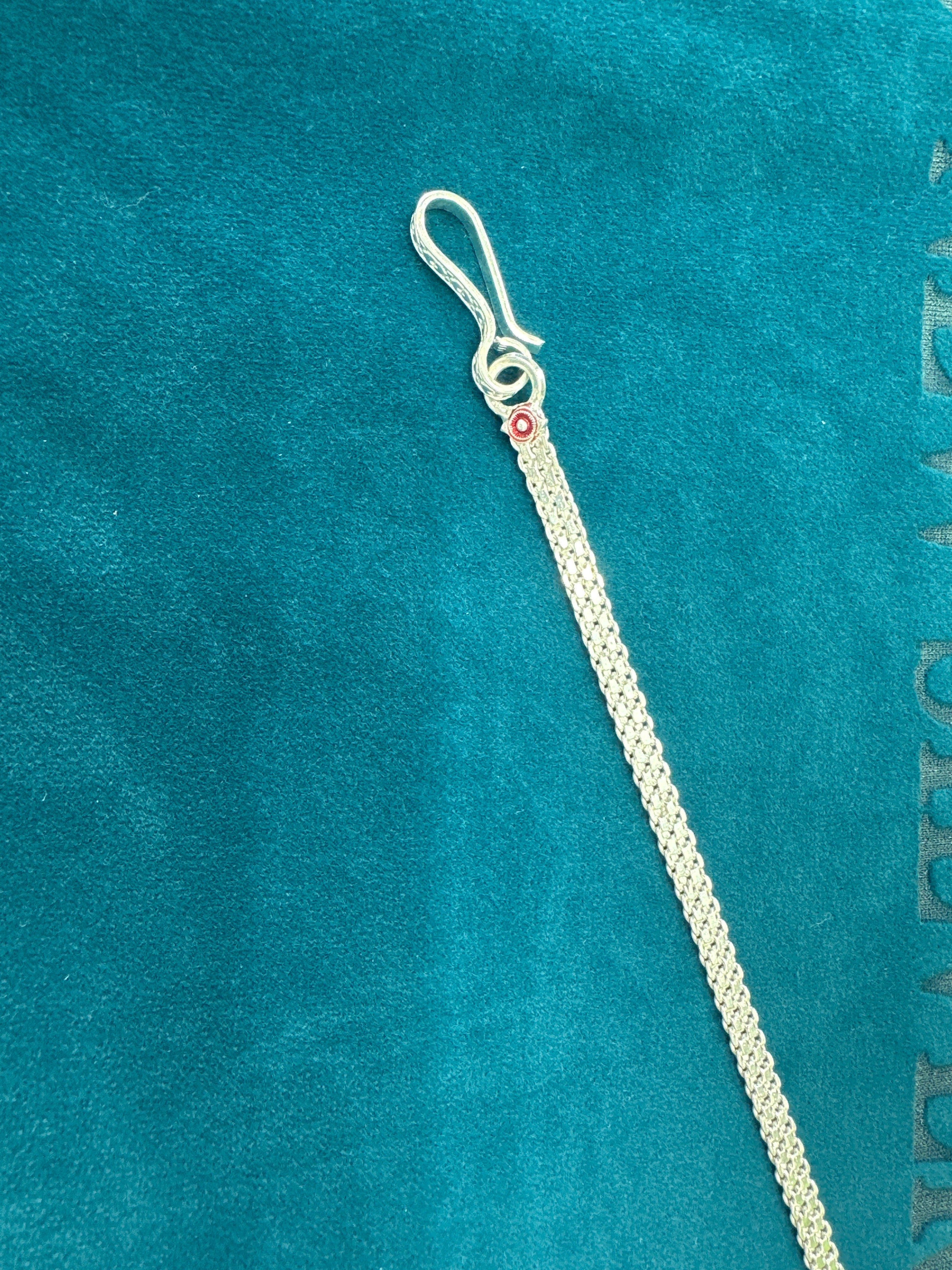 Waist belt in silver