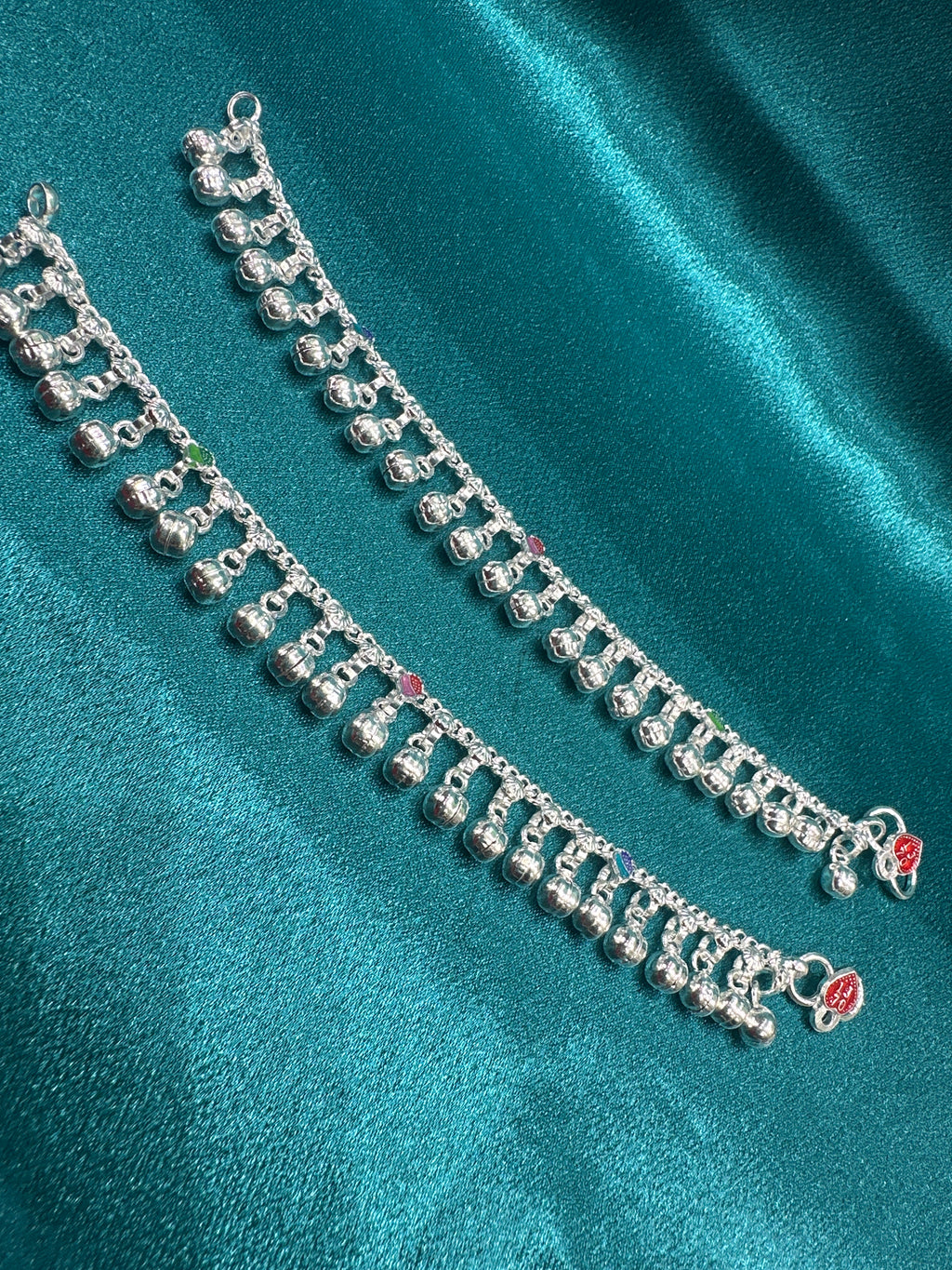 Fancy Silver baby anklet(Size: 2-3 year old)