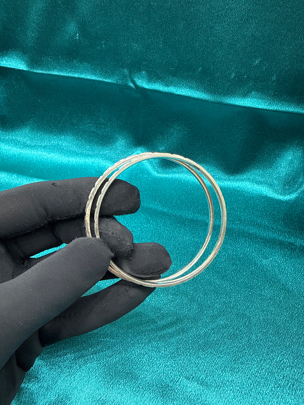 Designer Silver Bangles