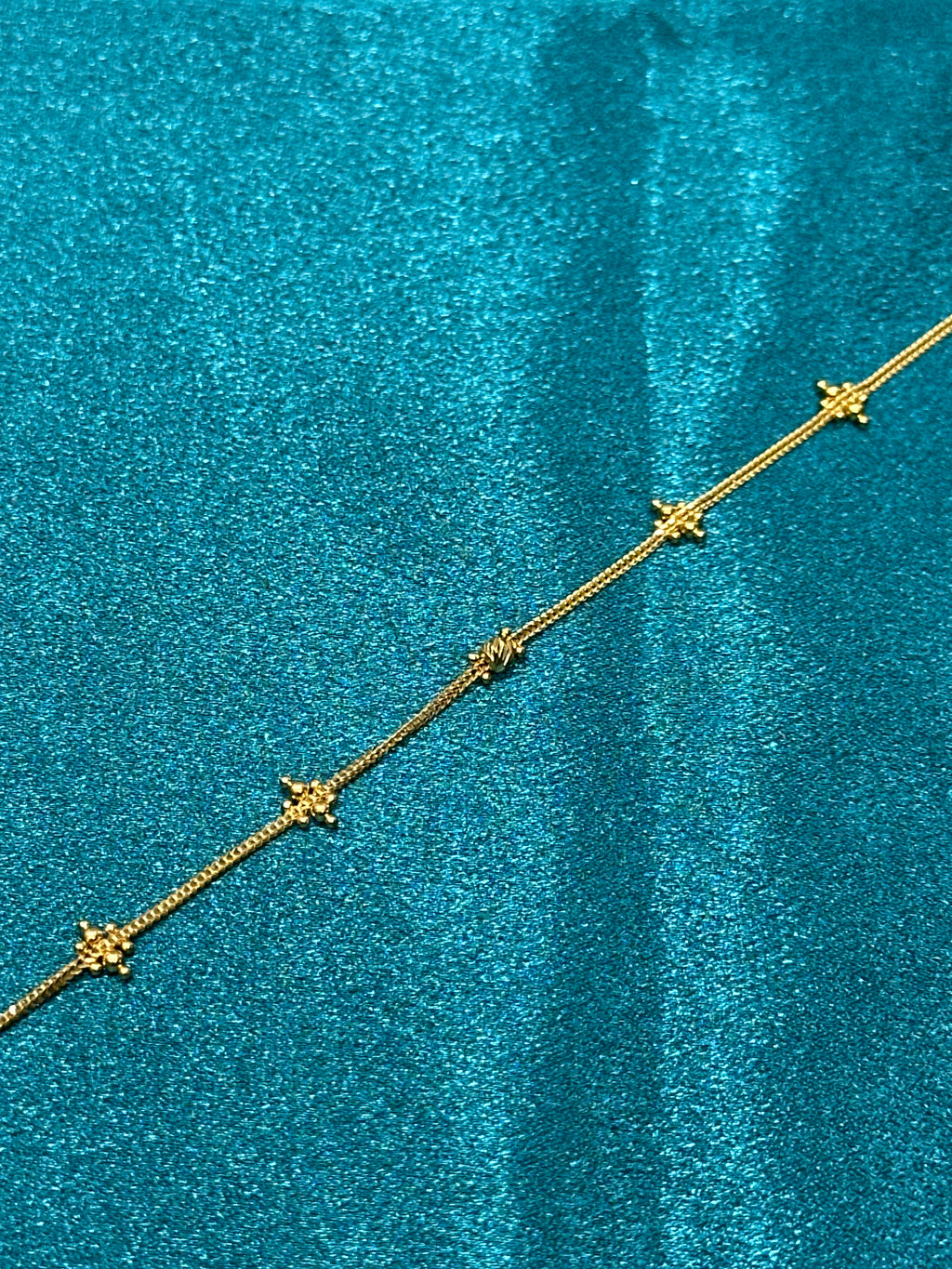 22K Gold Bracelet With Fancy Design