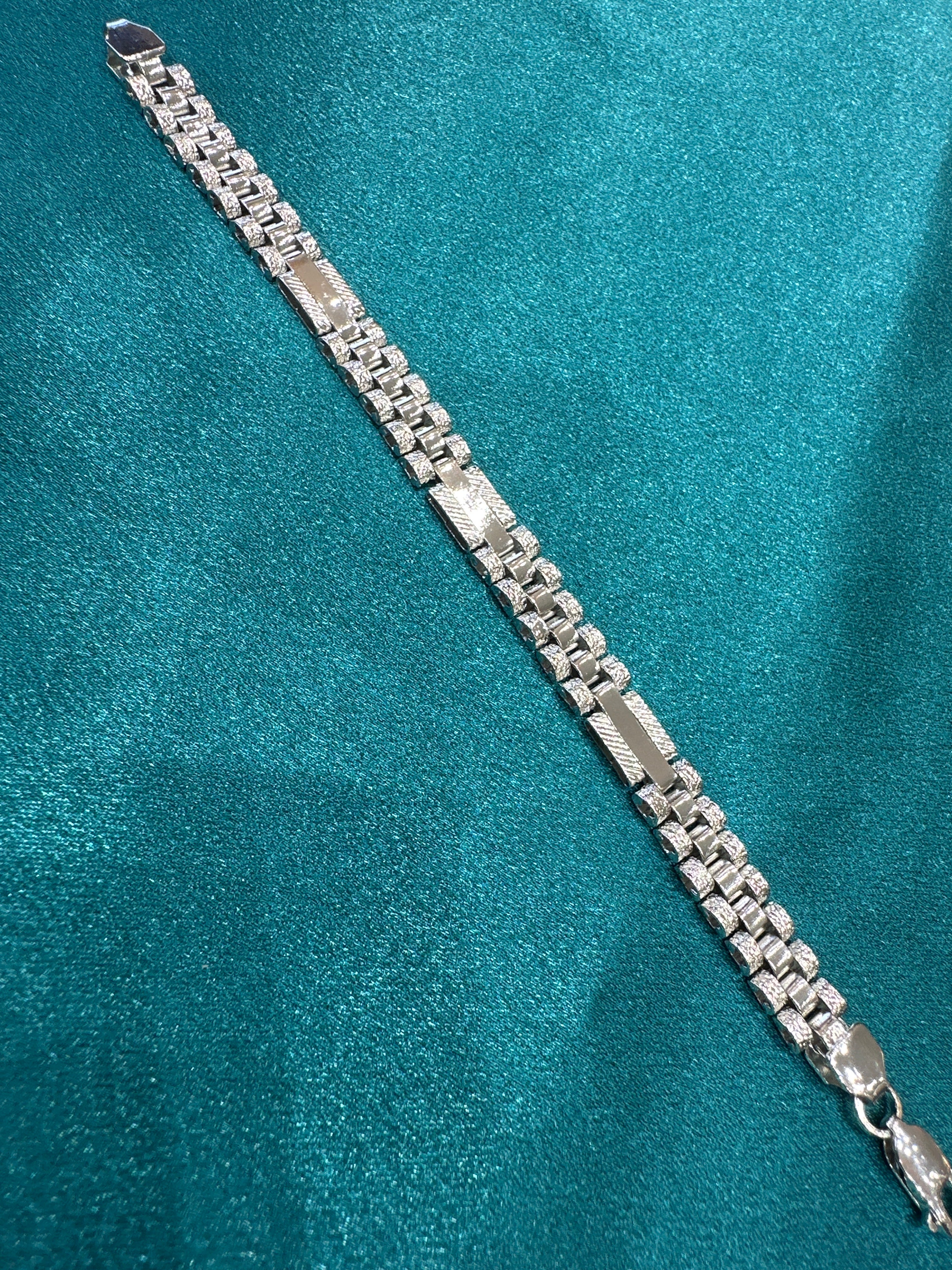Men’s Designer Silver Bracelet (8mm)