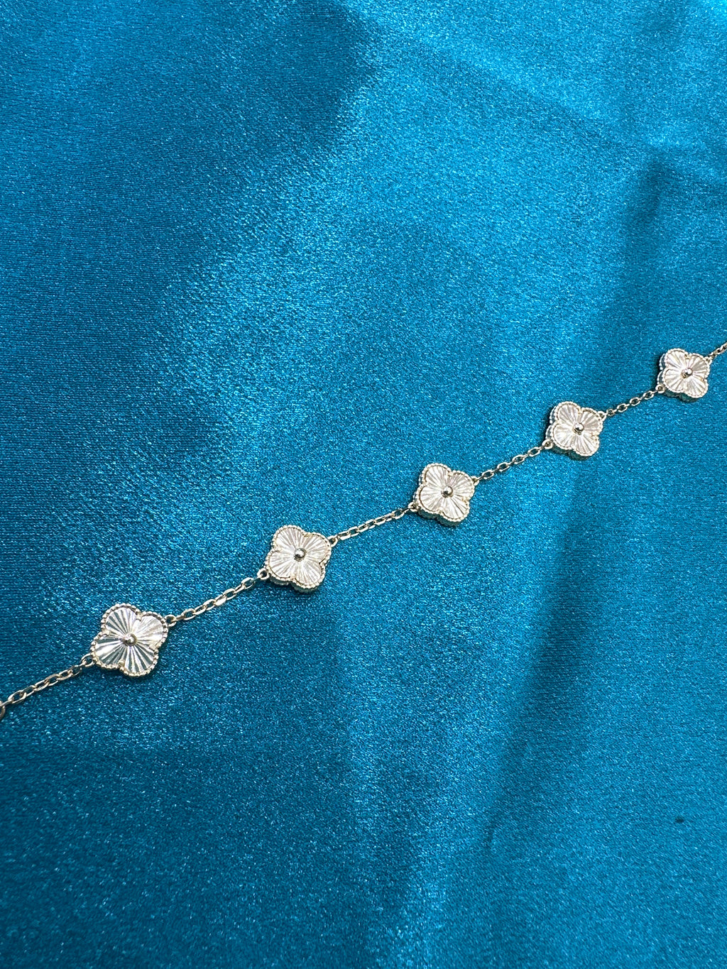 Women’s Fancy Silver Gold plated 925 Bracelet