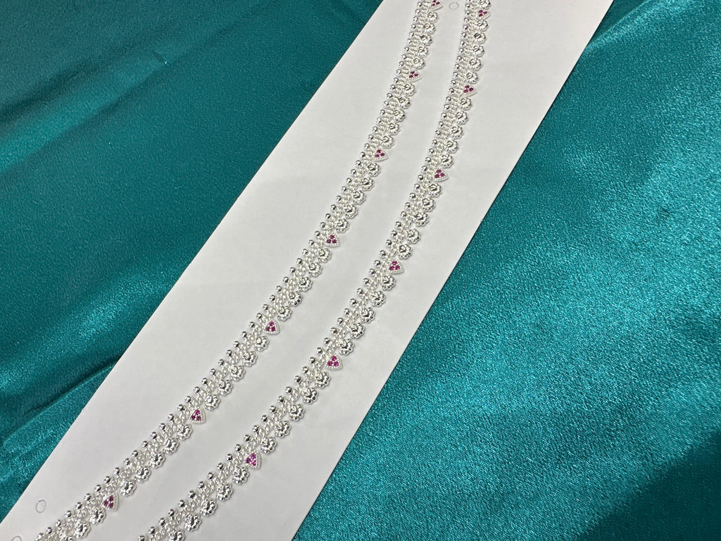 Women’s Fancy/Traditional Silver Anklet