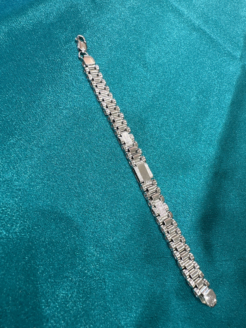 Men’s Designer Silver Bracelet (9mm)