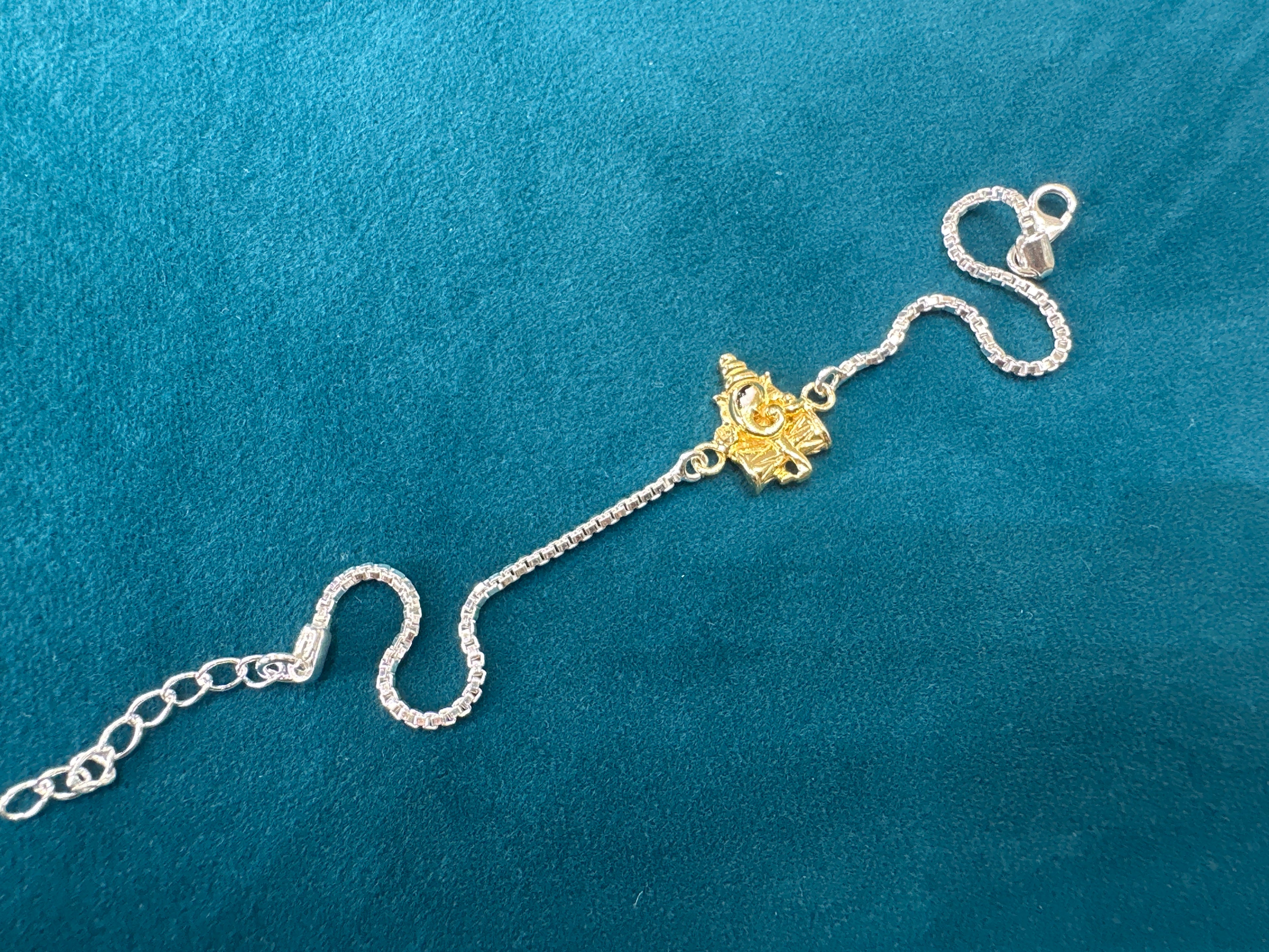 Silver Fancy Rakhi