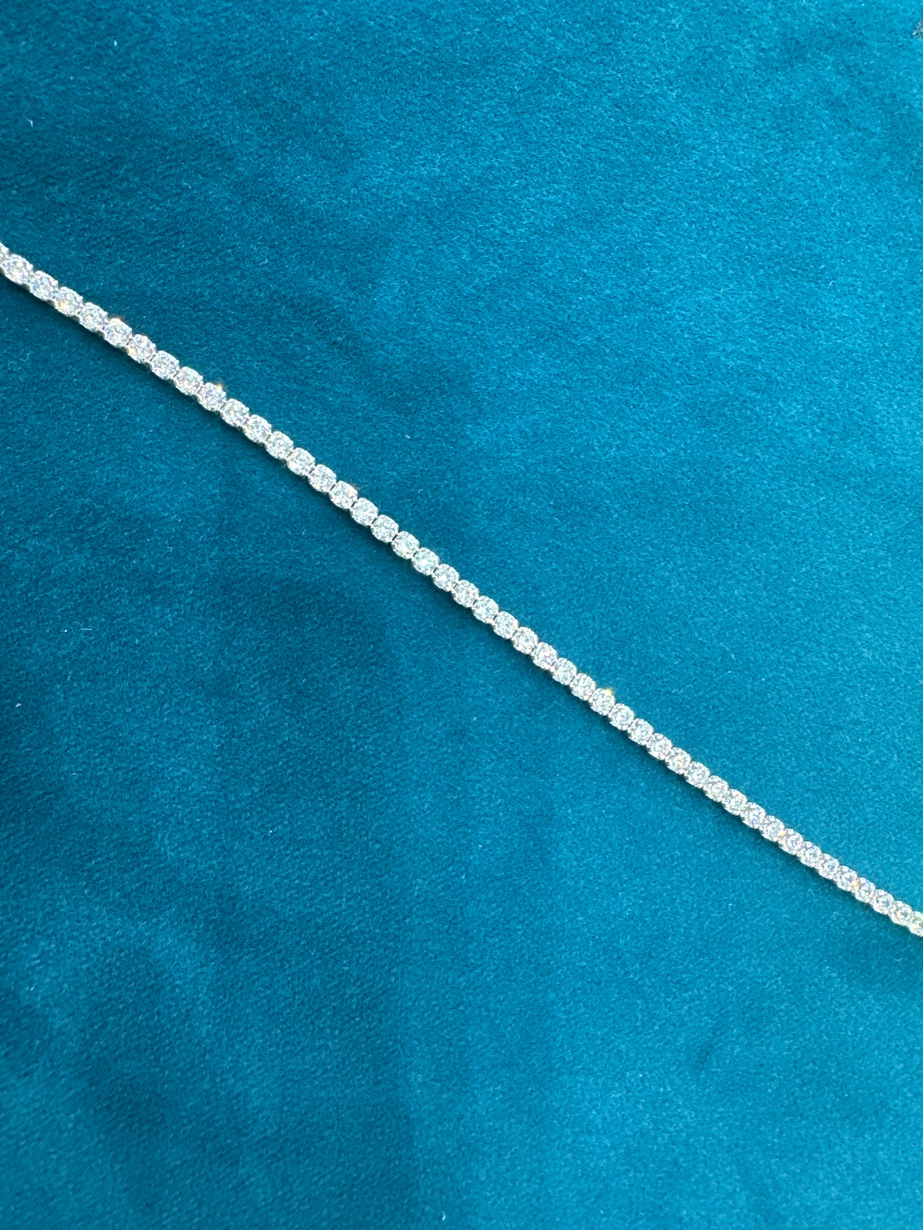 Women’s Fancy Silver 925 Tennis Bracelet