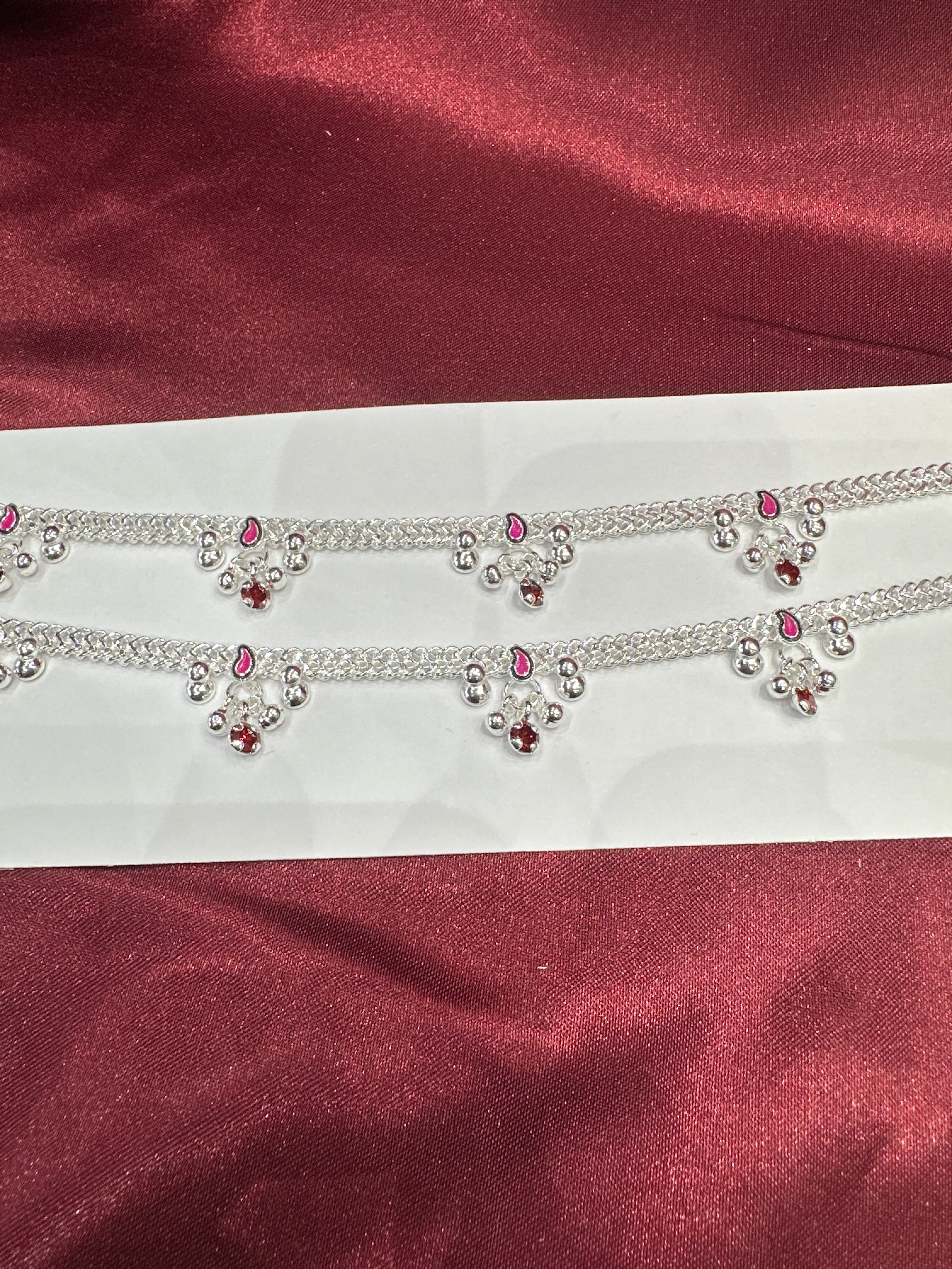Women’s Fancy/Traditional Silver Anklet
