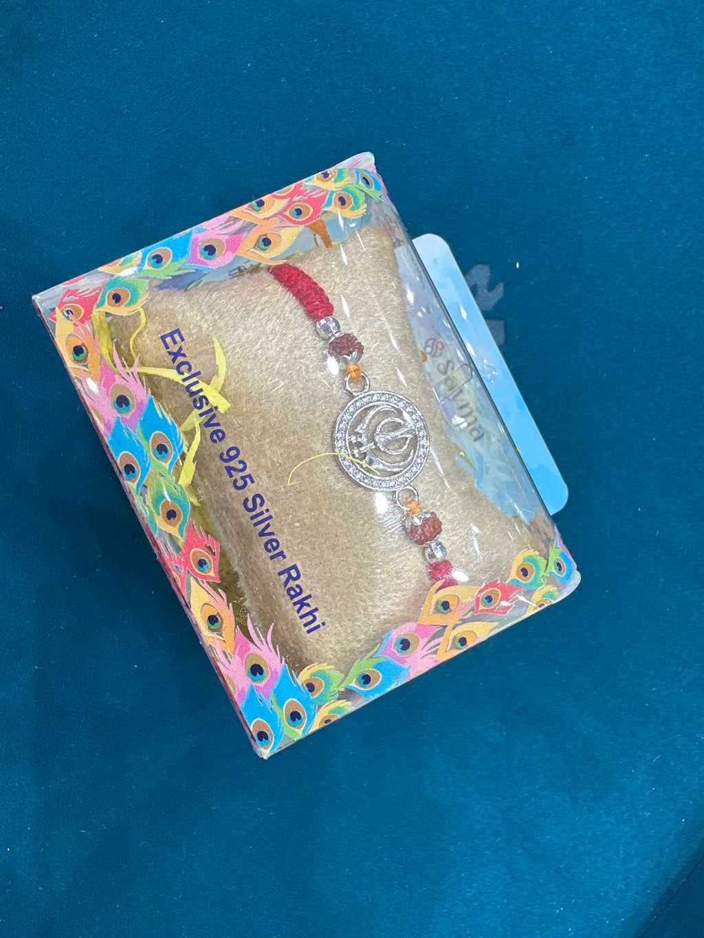 Silver Fancy Rakhi