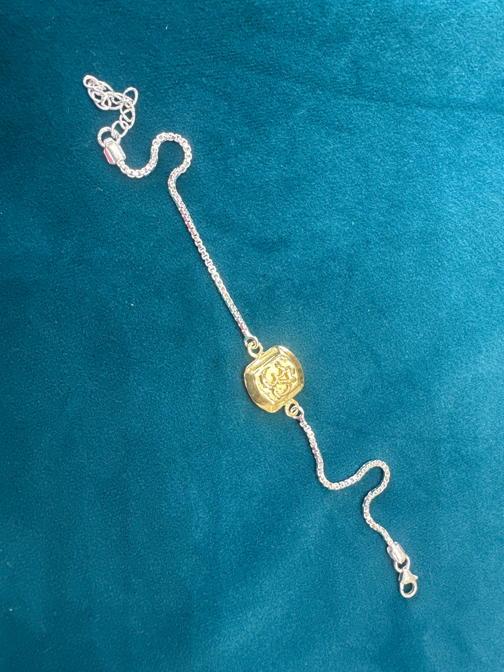 Silver Fancy Rakhi