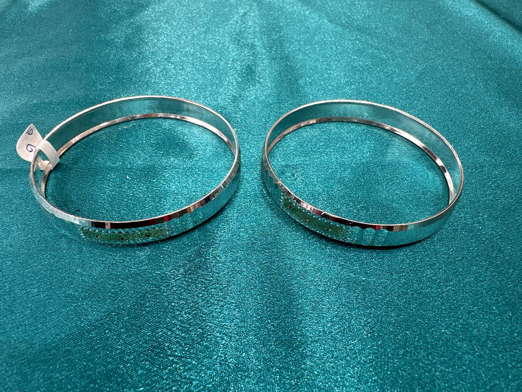 Designer Silver Bangles