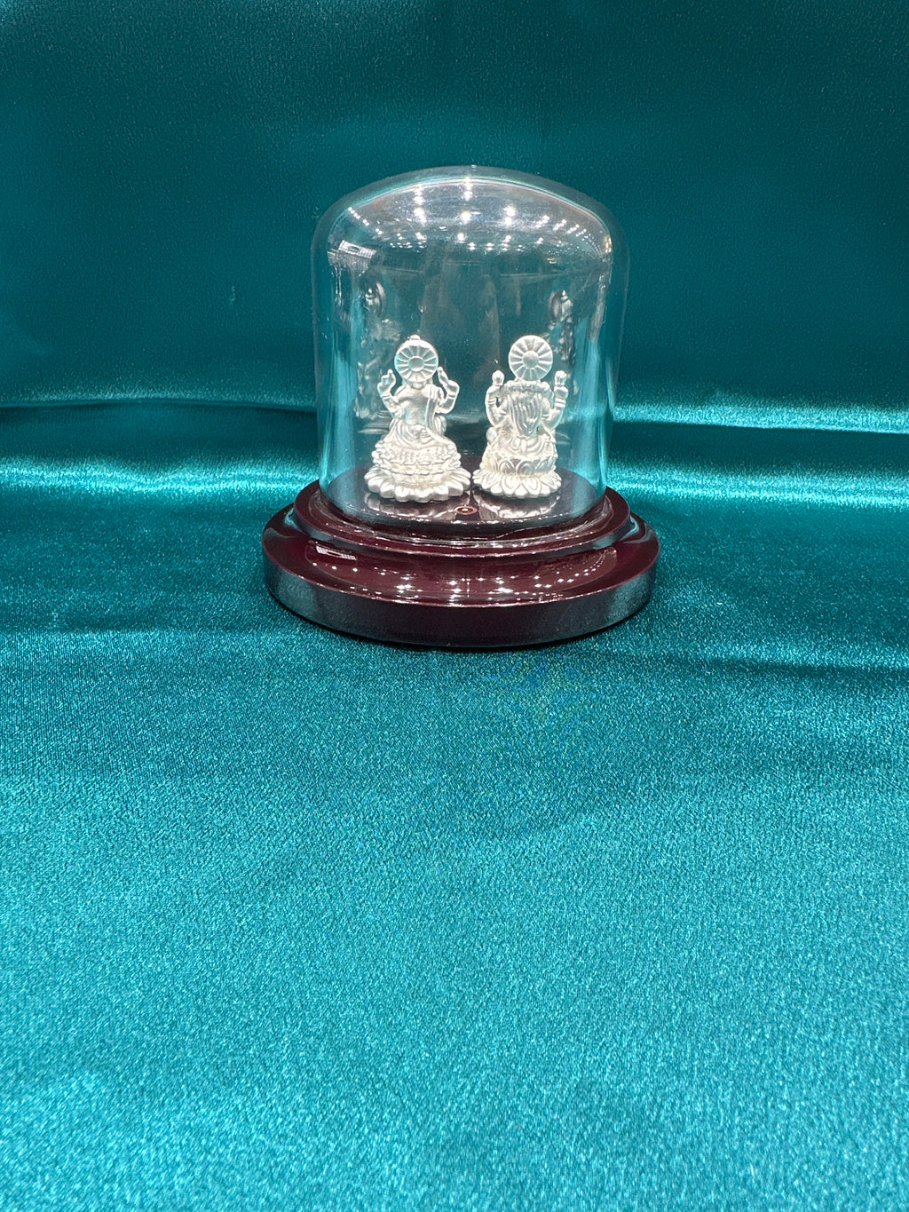 Pure Silver  Ganesh Lakshmi Ji Idol (Murti)