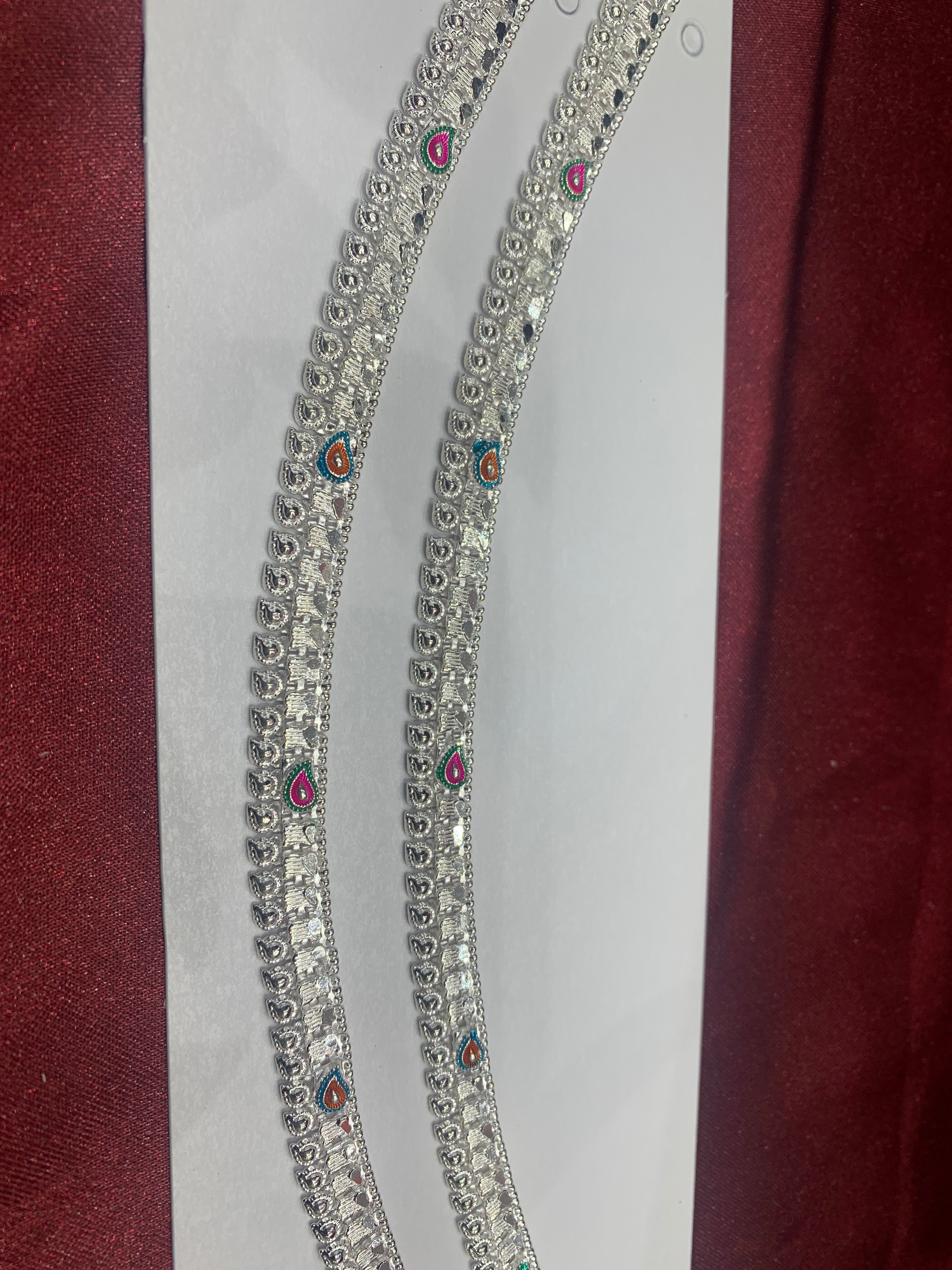 Women’s Fancy/Traditional Silver Anklet