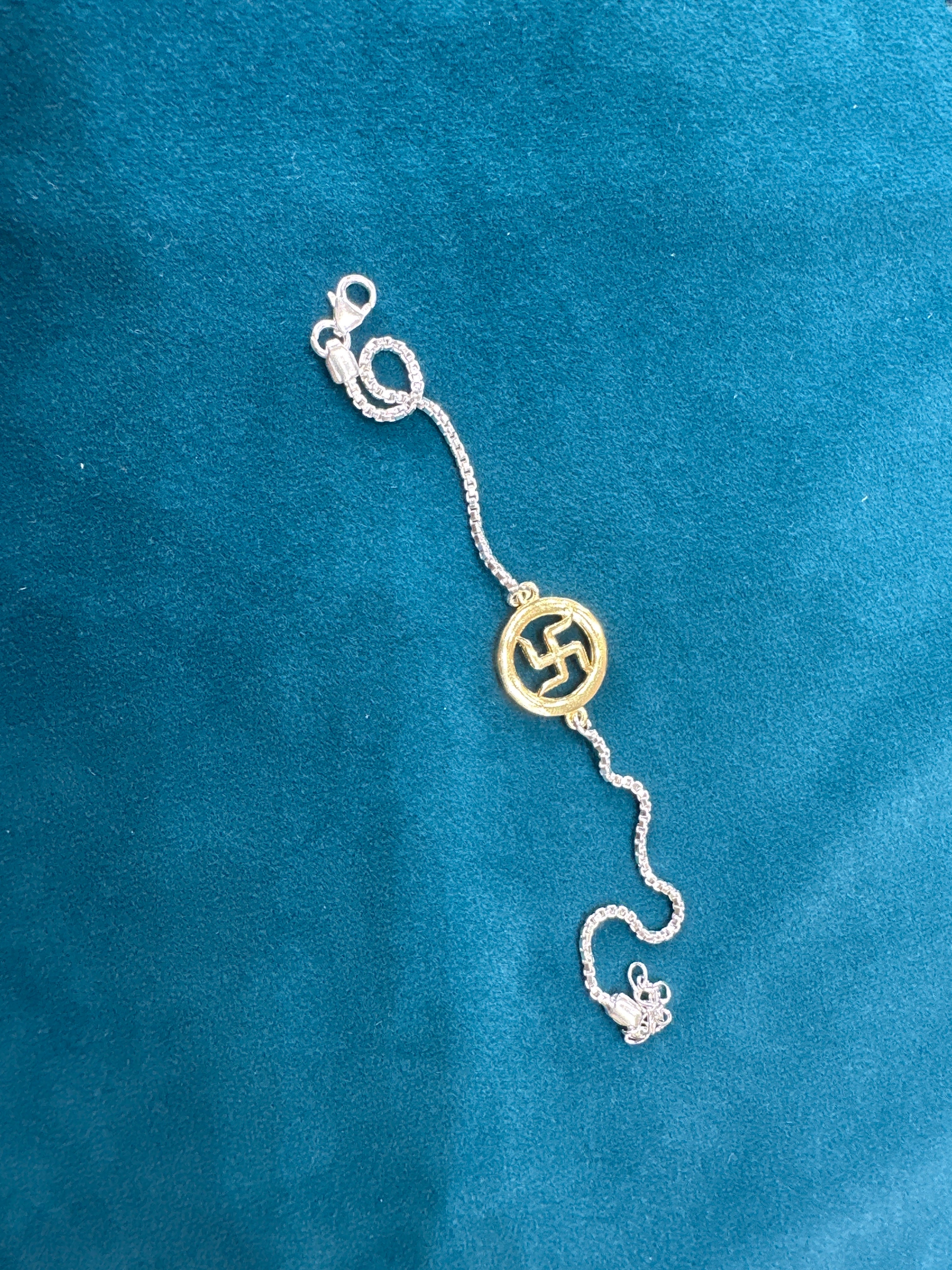 Silver Fancy Rakhi