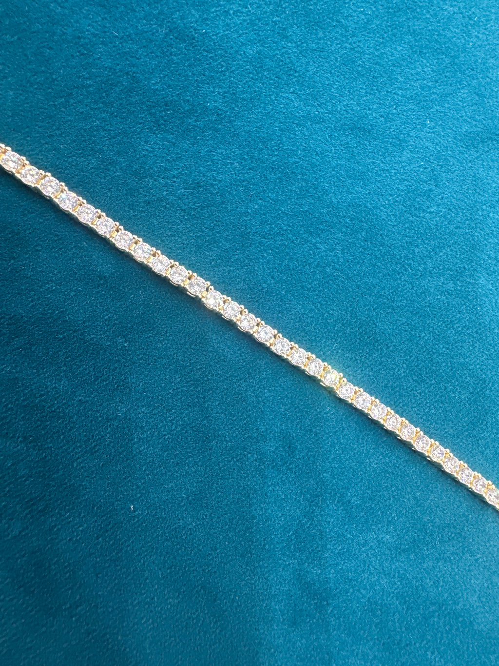 Women’s Fancy Silver 925 Gold Plating Tennis Bracelet