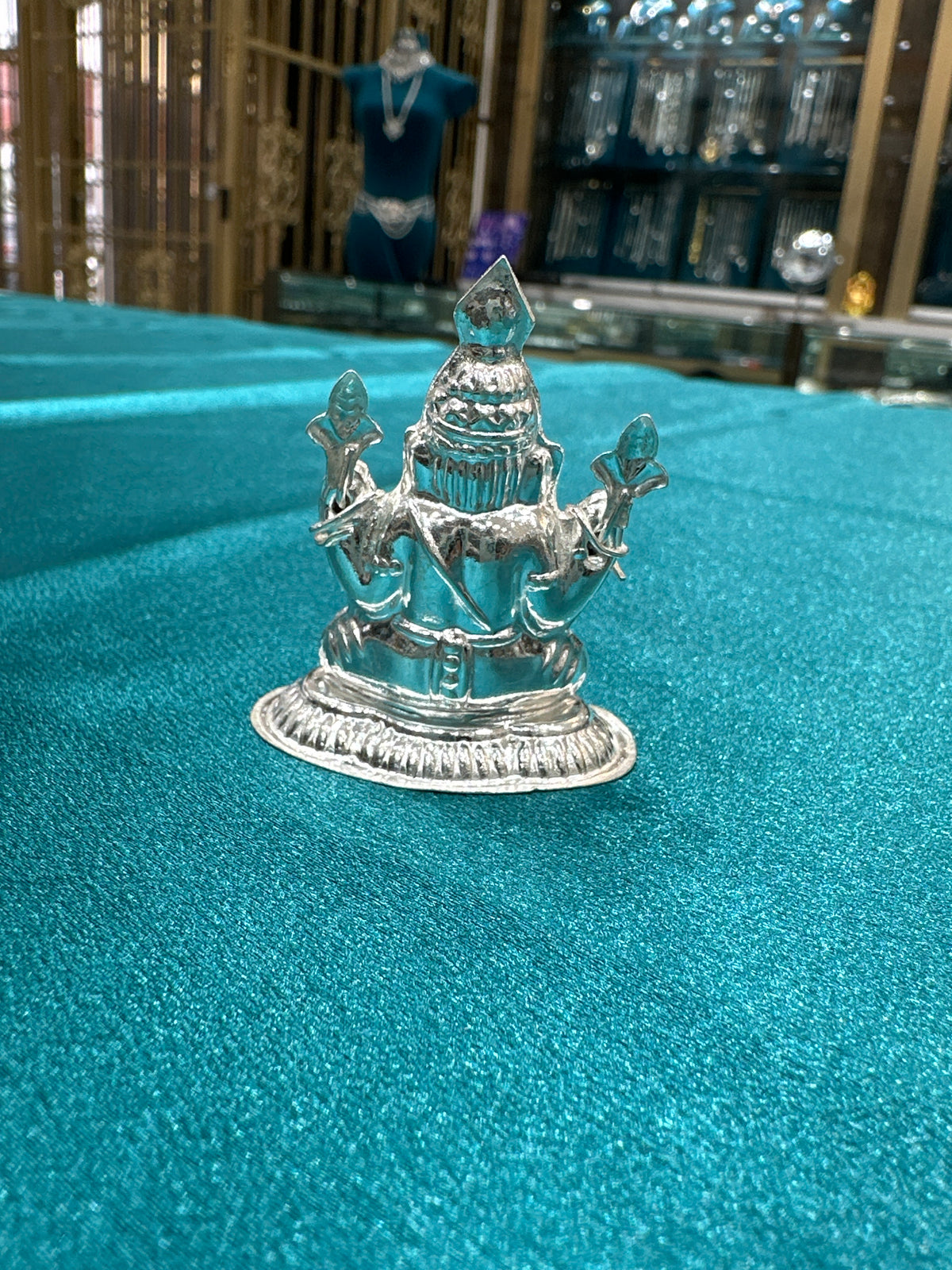 Silver Ganesh Ji Idol