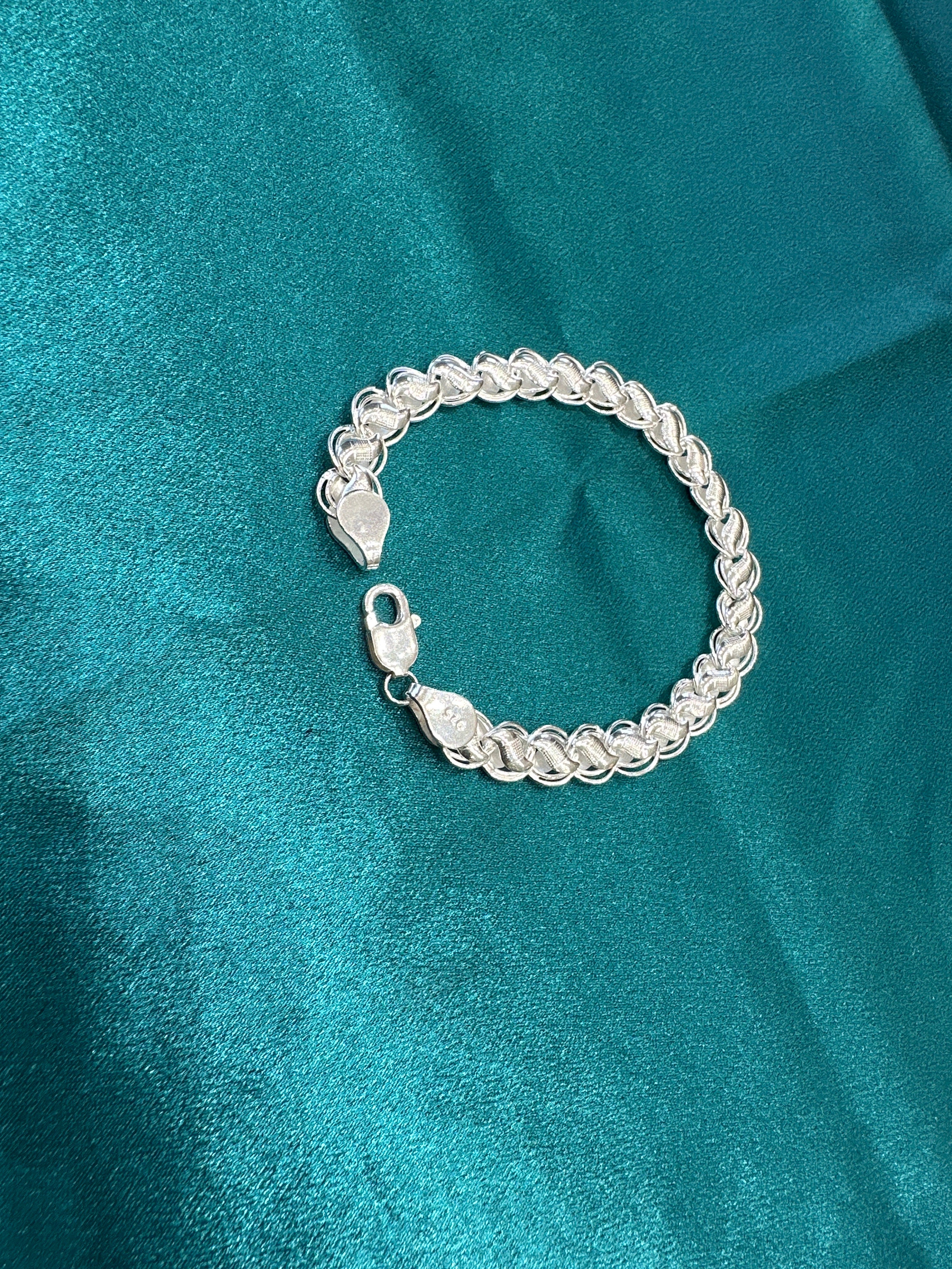 Men’s Designer Silver Bracelet (10mm)