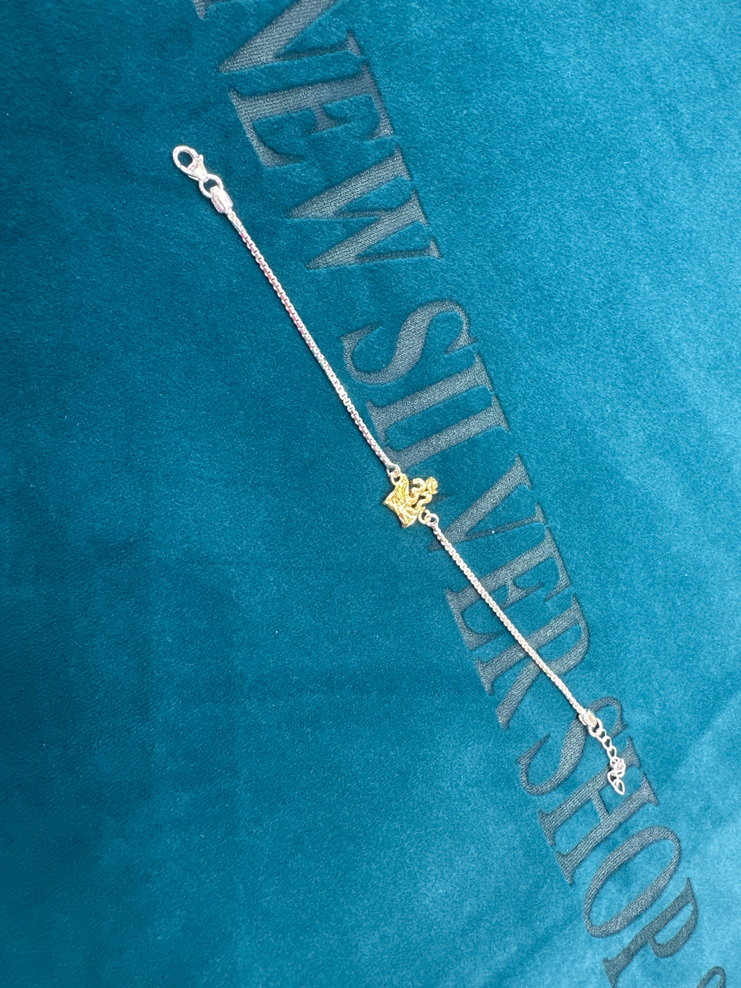 Silver Fancy Rakhi
