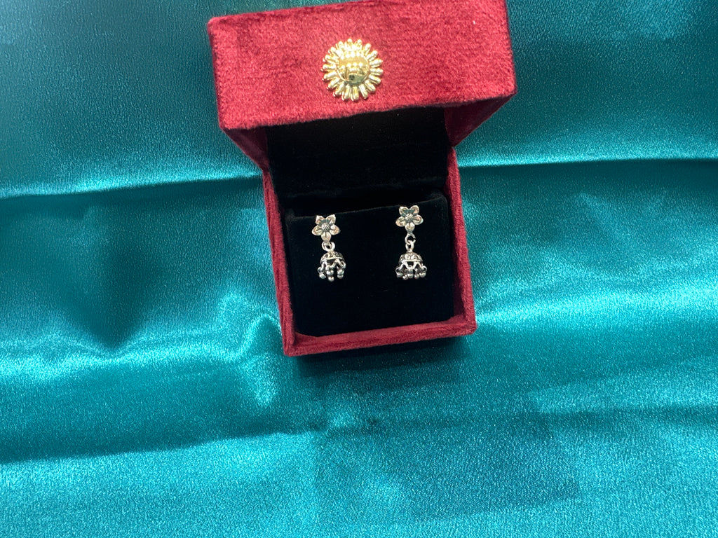 Antique Style Designer Silver Earrings