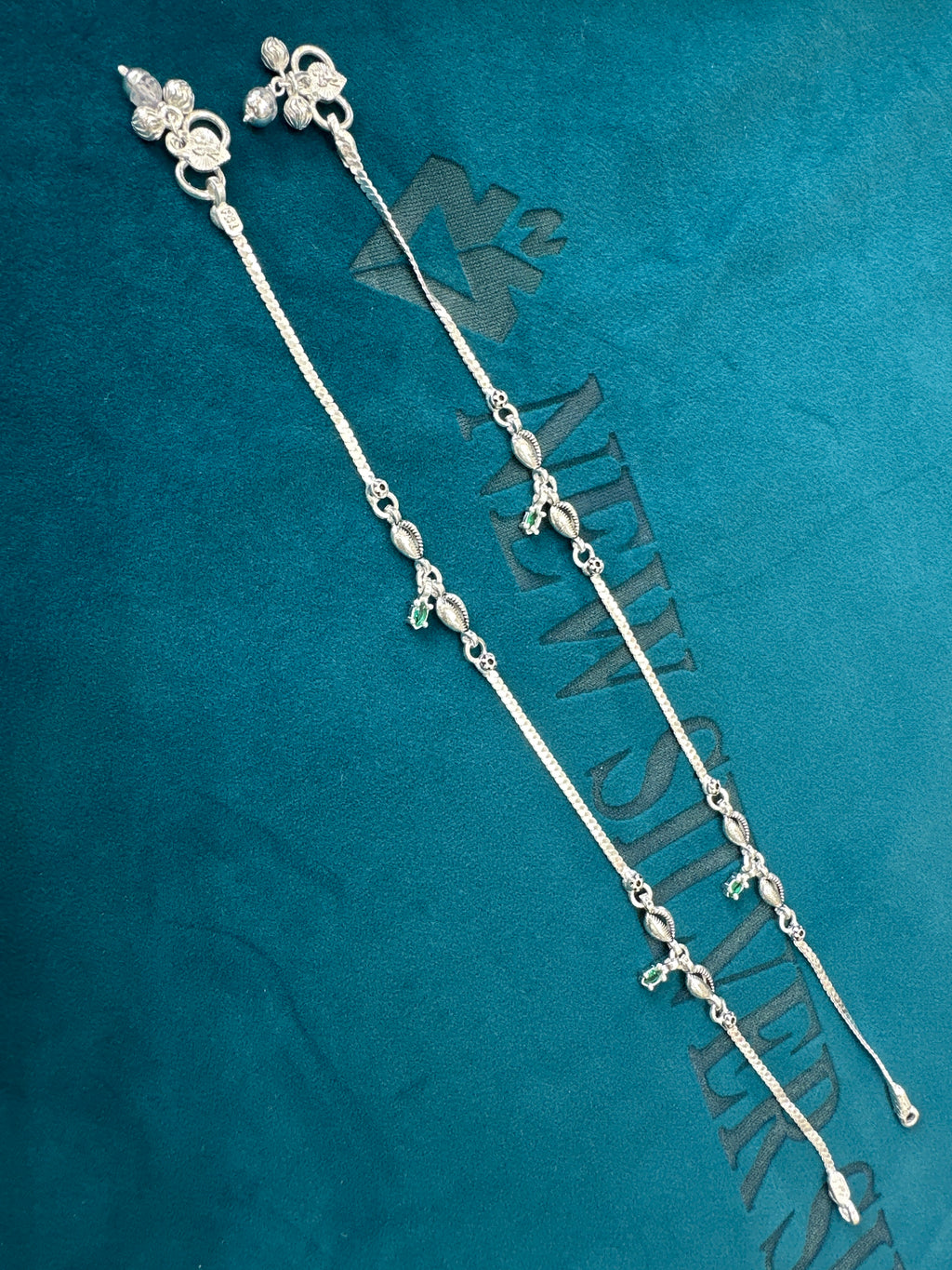 Women’s Fancy/Traditional Silver Anklet (Copy)