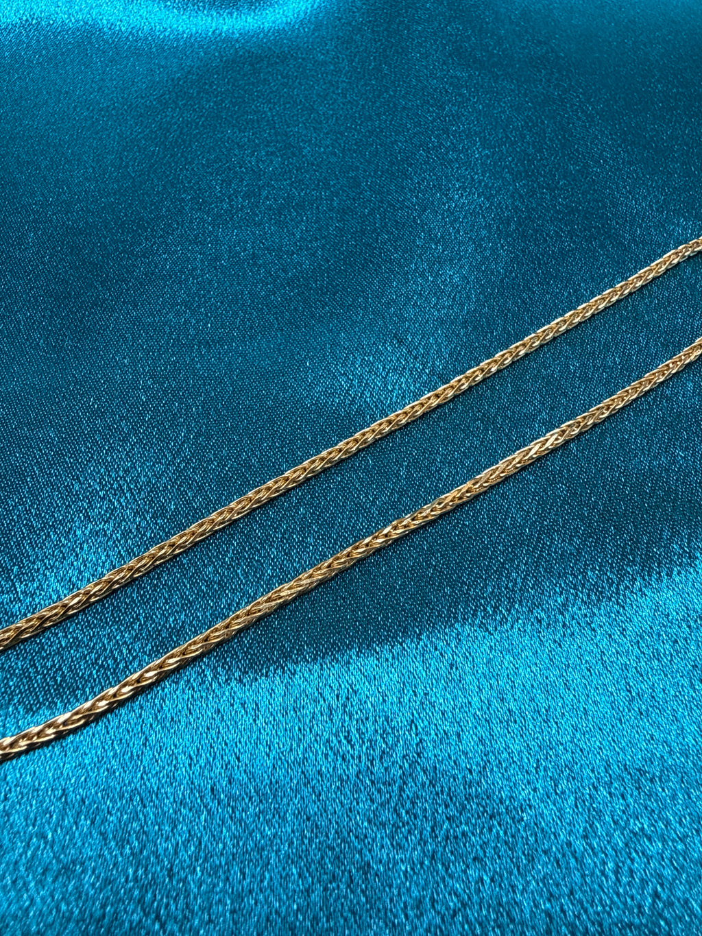 22K Gold Chain (Round Foxtail Design)