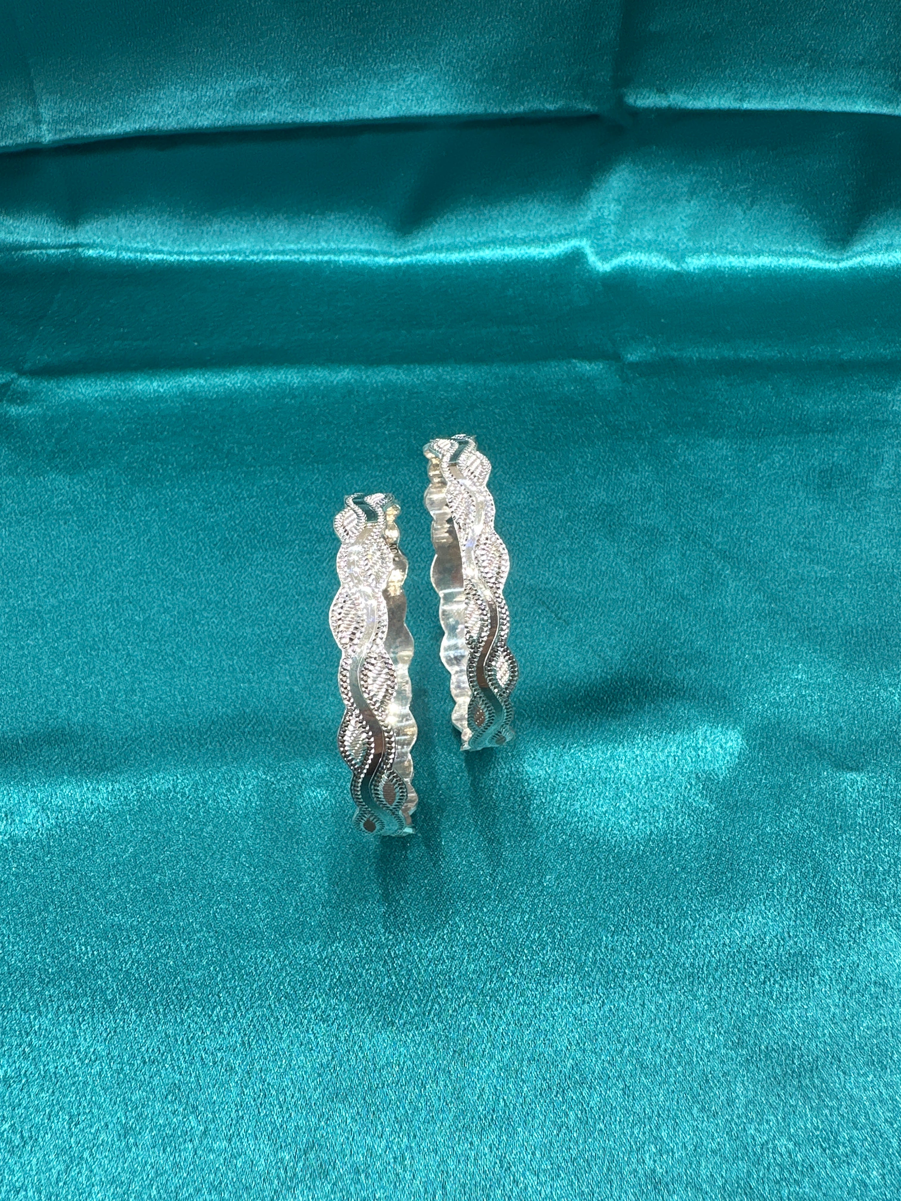 Designer Silver Bangles