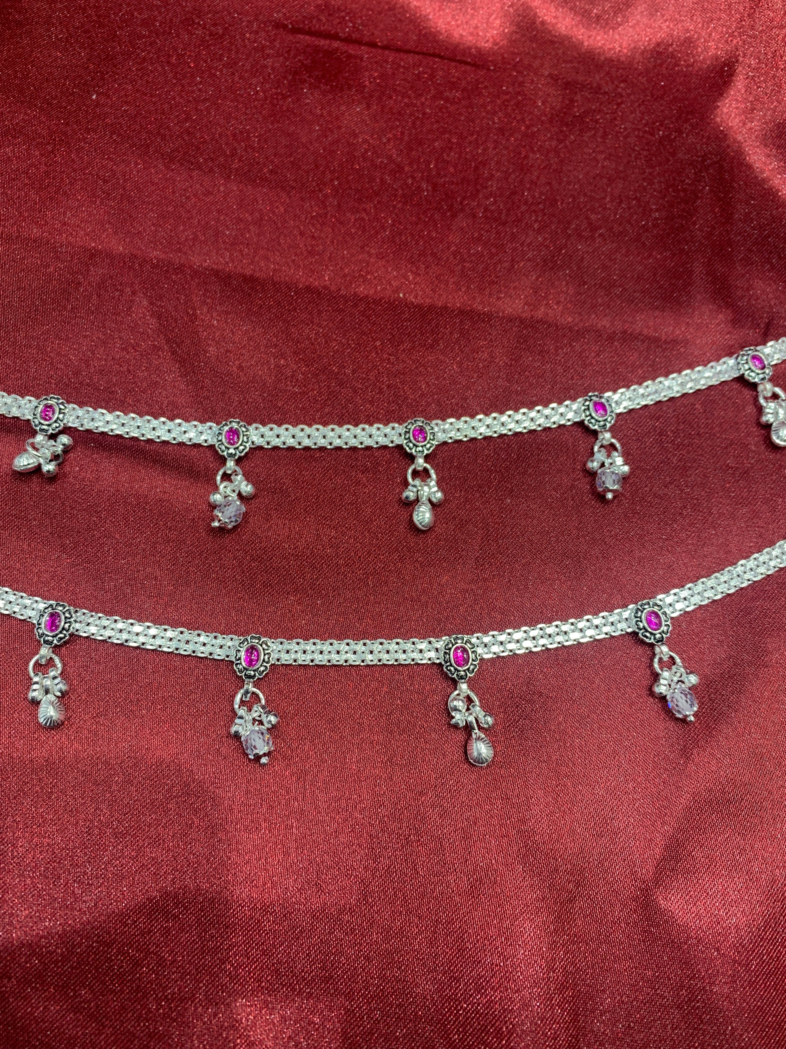 Women’s Fancy/Traditional Silver Anklet