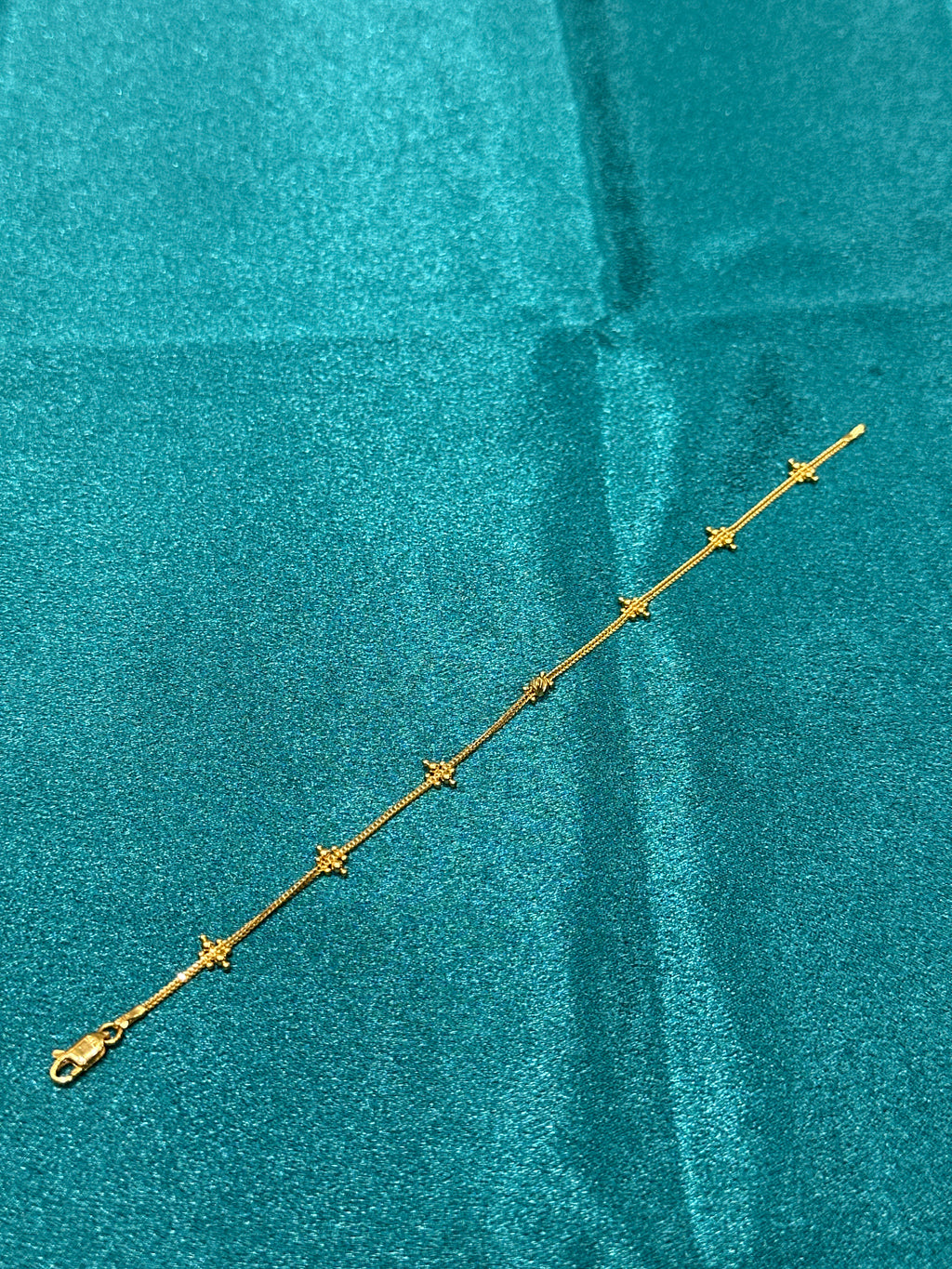 22K Gold Bracelet With Fancy Design