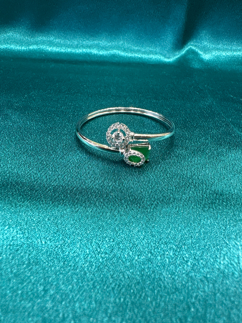 Fancy Silver baby bangles