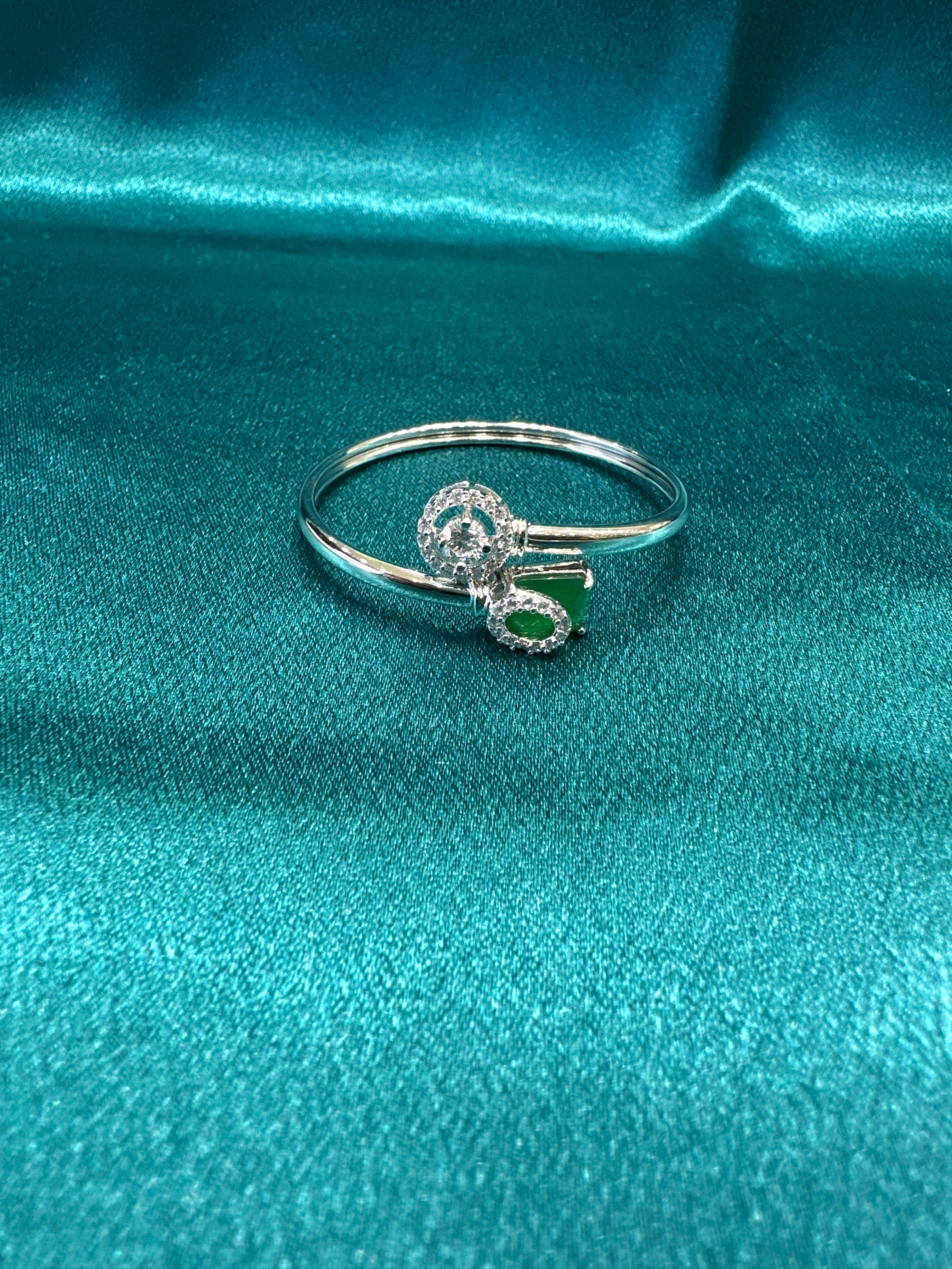 Fancy Silver baby bangles