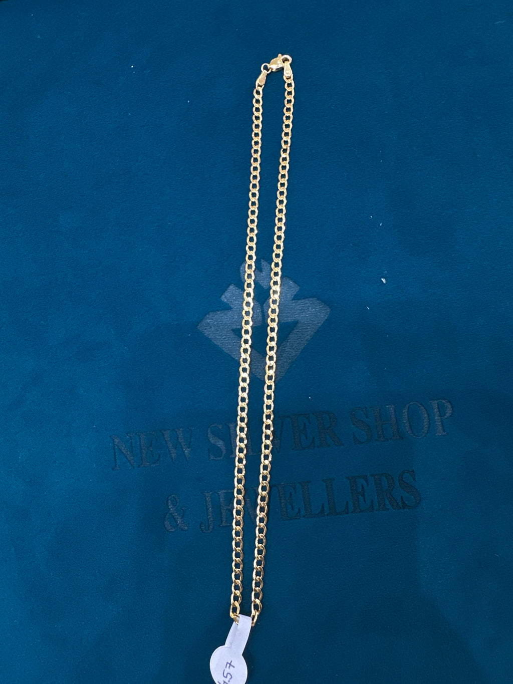 22K Gold Chain (cubin design)