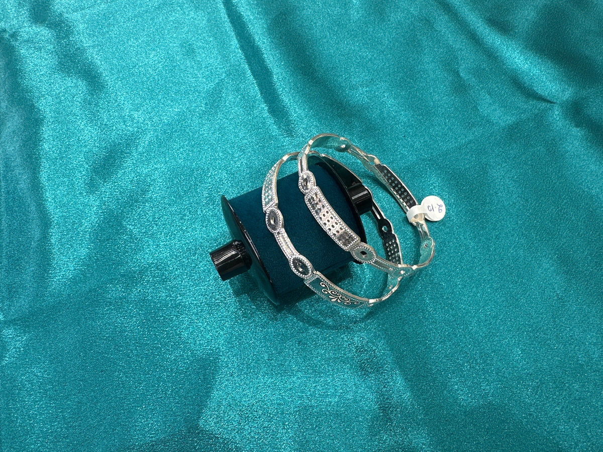 Designer Silver Bangles